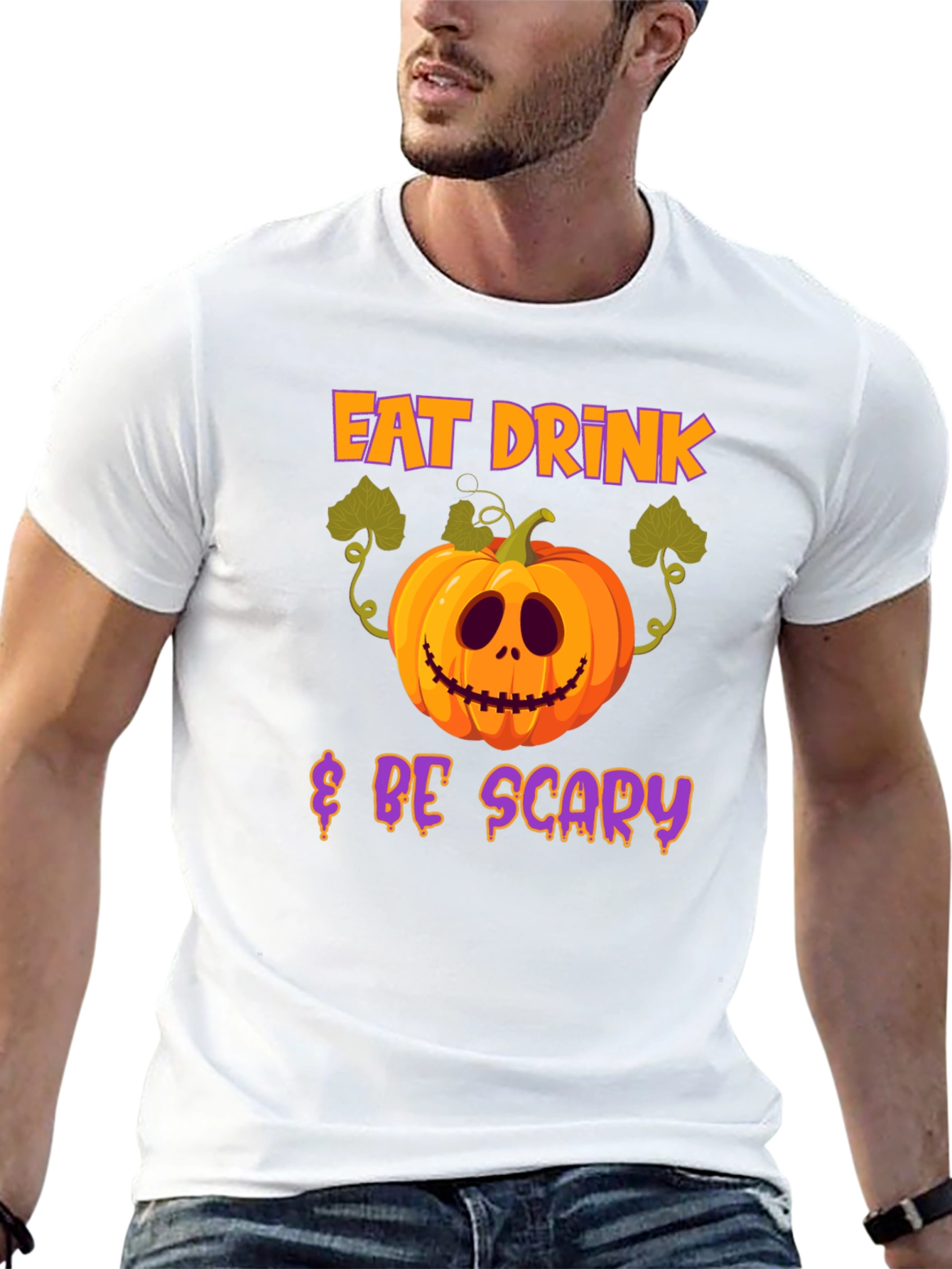 Eat Drink & Be Scary Halloween T-Shirt