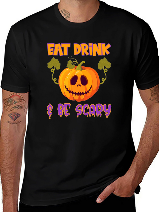 Eat Drink & Be Scary Halloween T-Shirt