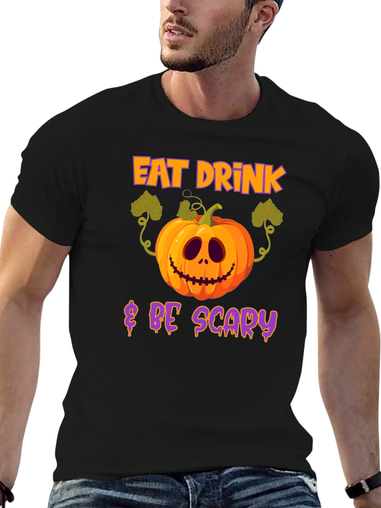 Eat Drink & Be Scary Halloween T-Shirt