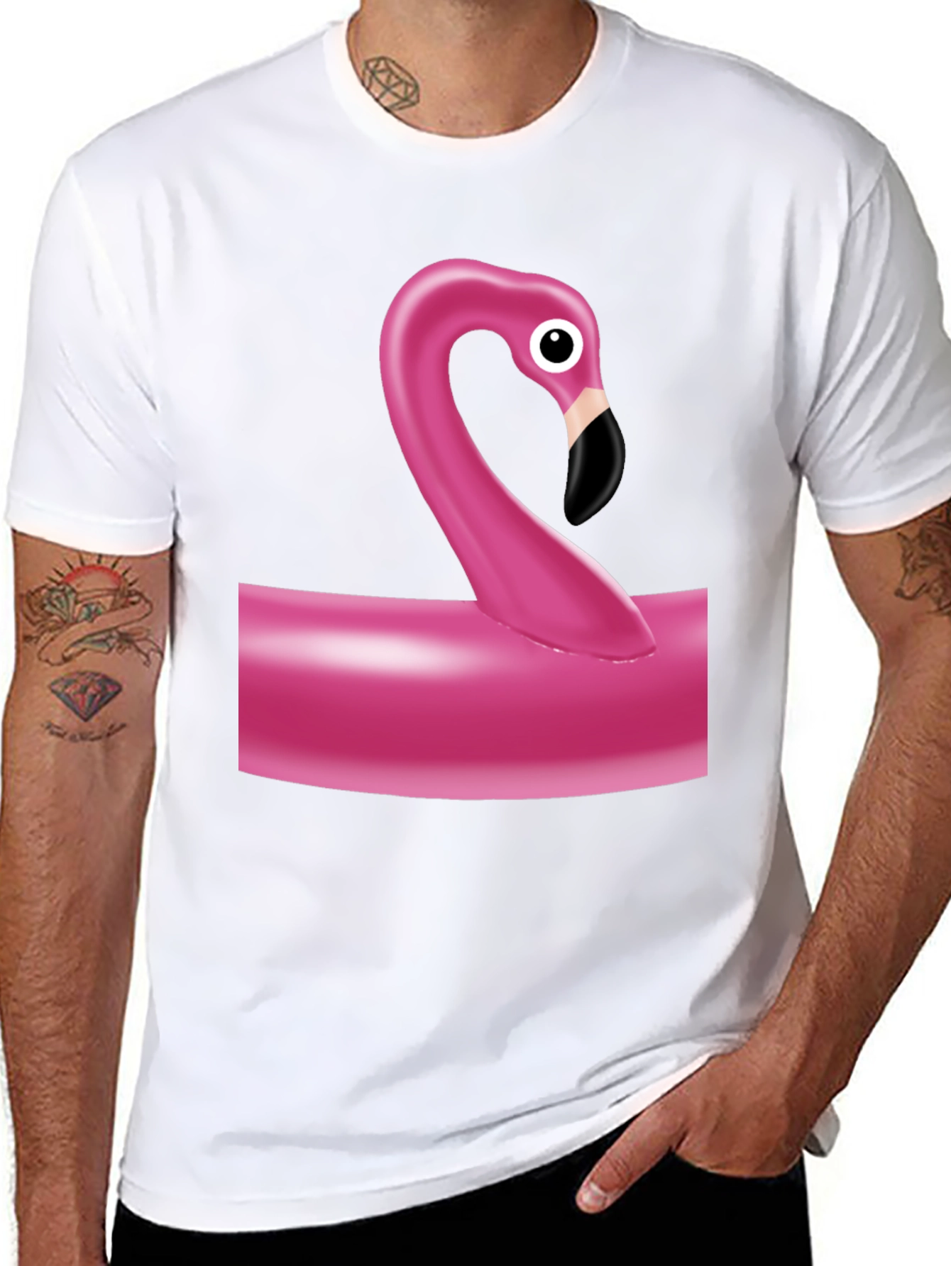 Black Flamingo Tee - Fun & Stylish Graphic T-Shirt