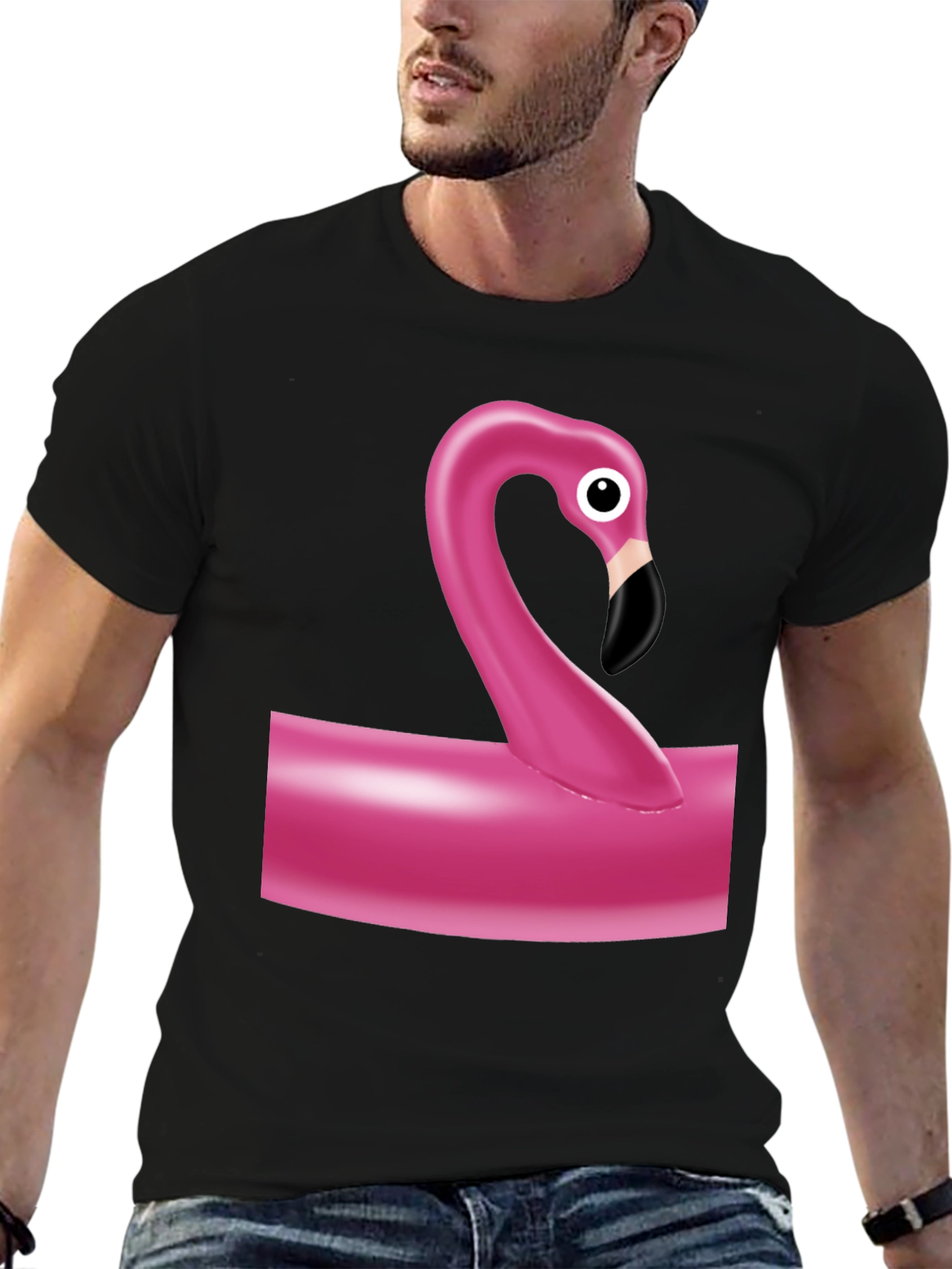 Black Flamingo Tee - Fun & Stylish Graphic T-Shirt