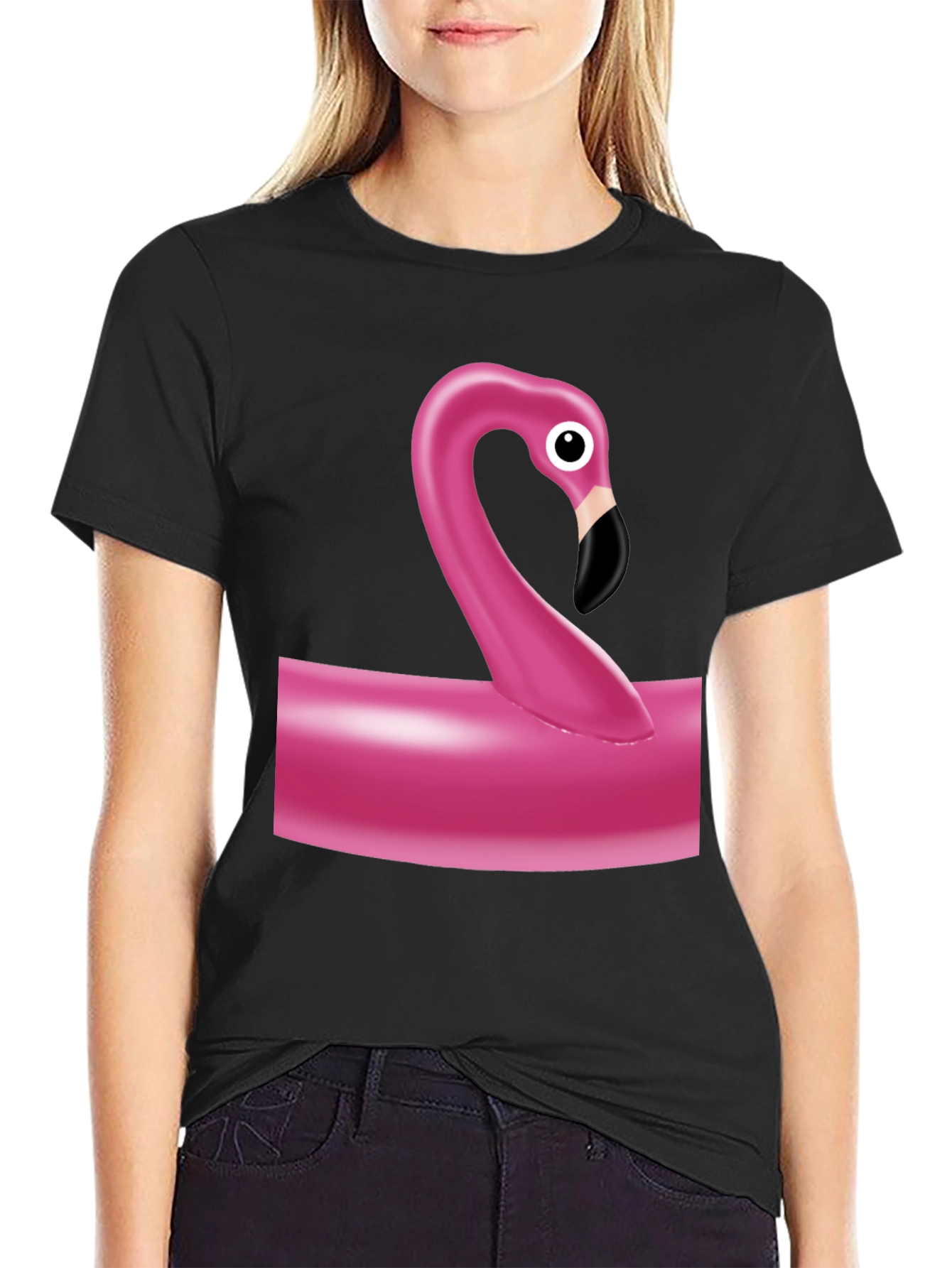 Black Flamingo Tee - Fun & Stylish Graphic T-Shirt