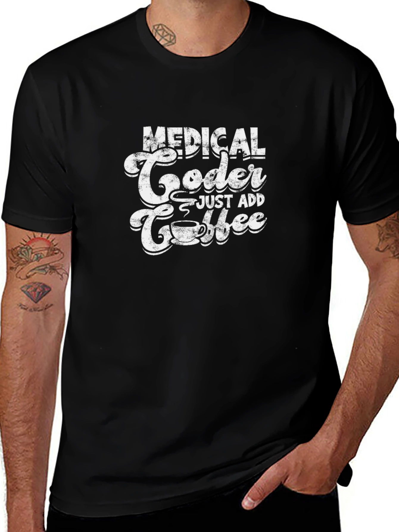 Medical Coder Coffee Graphic Tee