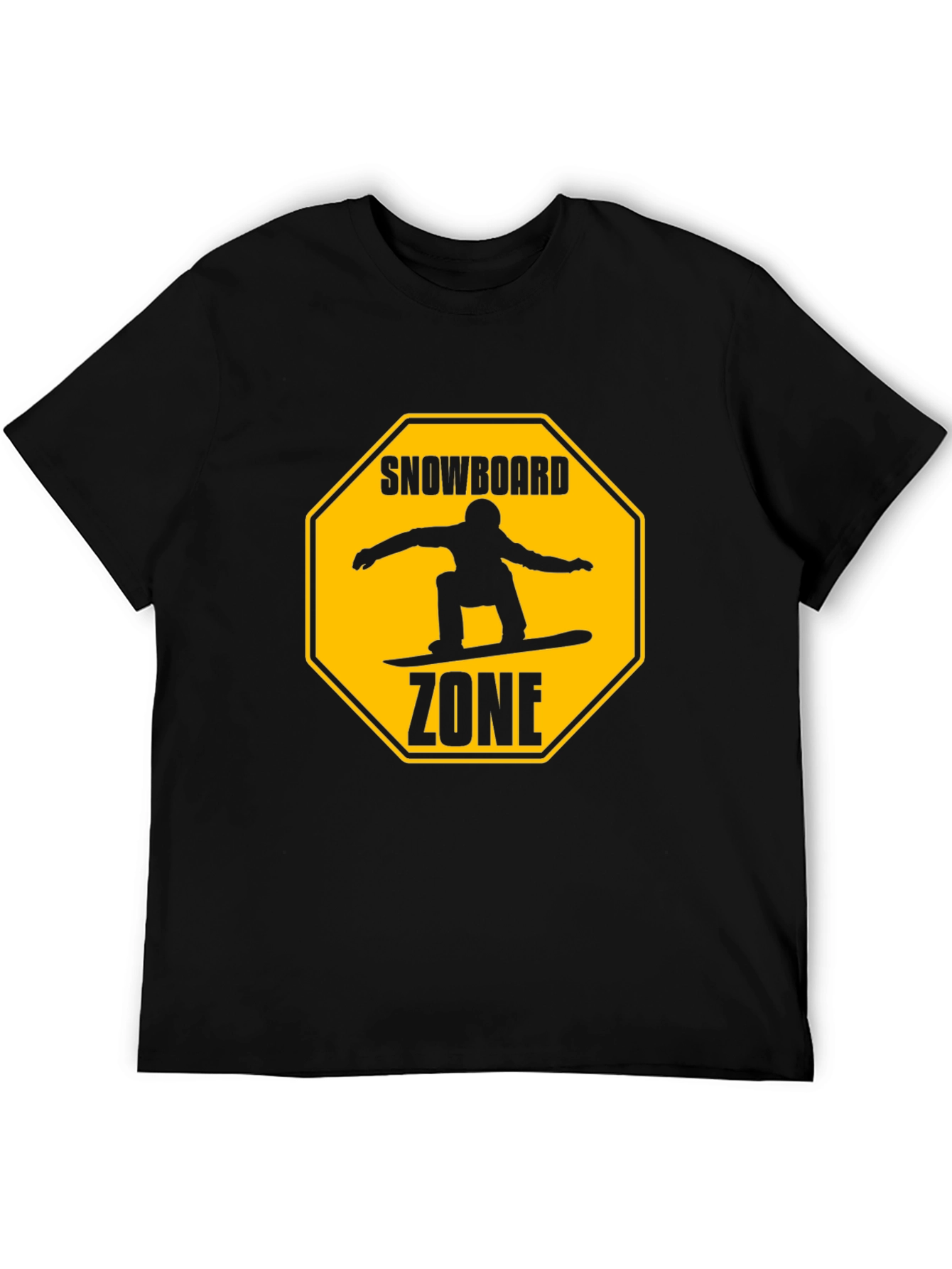 Snowboard Zone Graphic T-Shirt - Black