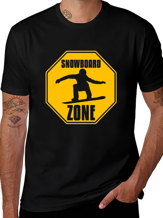 Snowboard Zone Graphic T-Shirt - Black