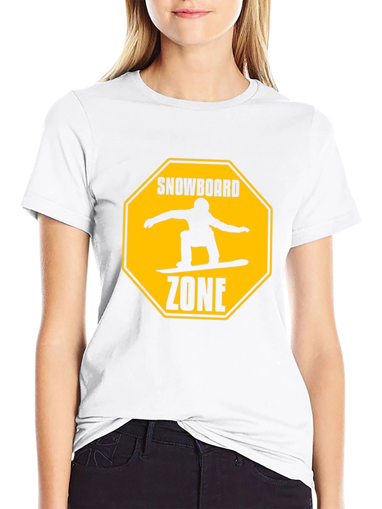 Snowboard Zone Graphic T-Shirt - Black