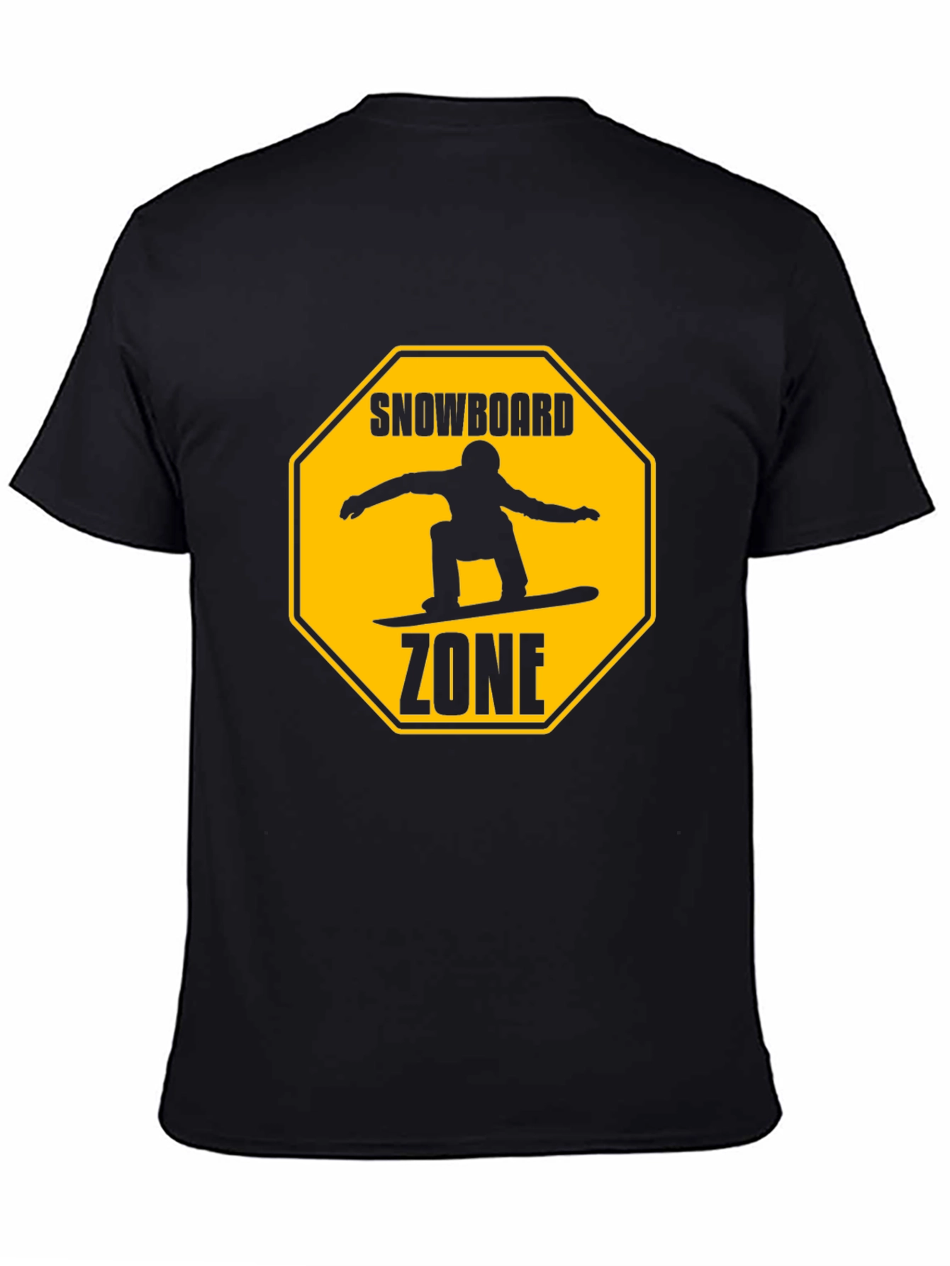 Snowboard Zone Graphic T-Shirt - Black