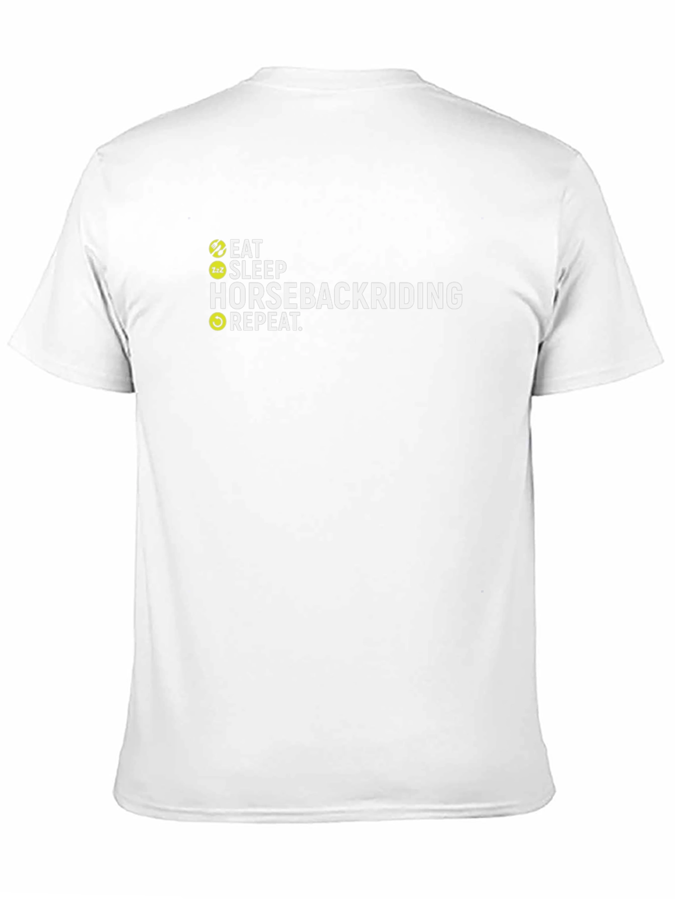 Eat Sleep Horseback Riding Repeat Graphic Tee