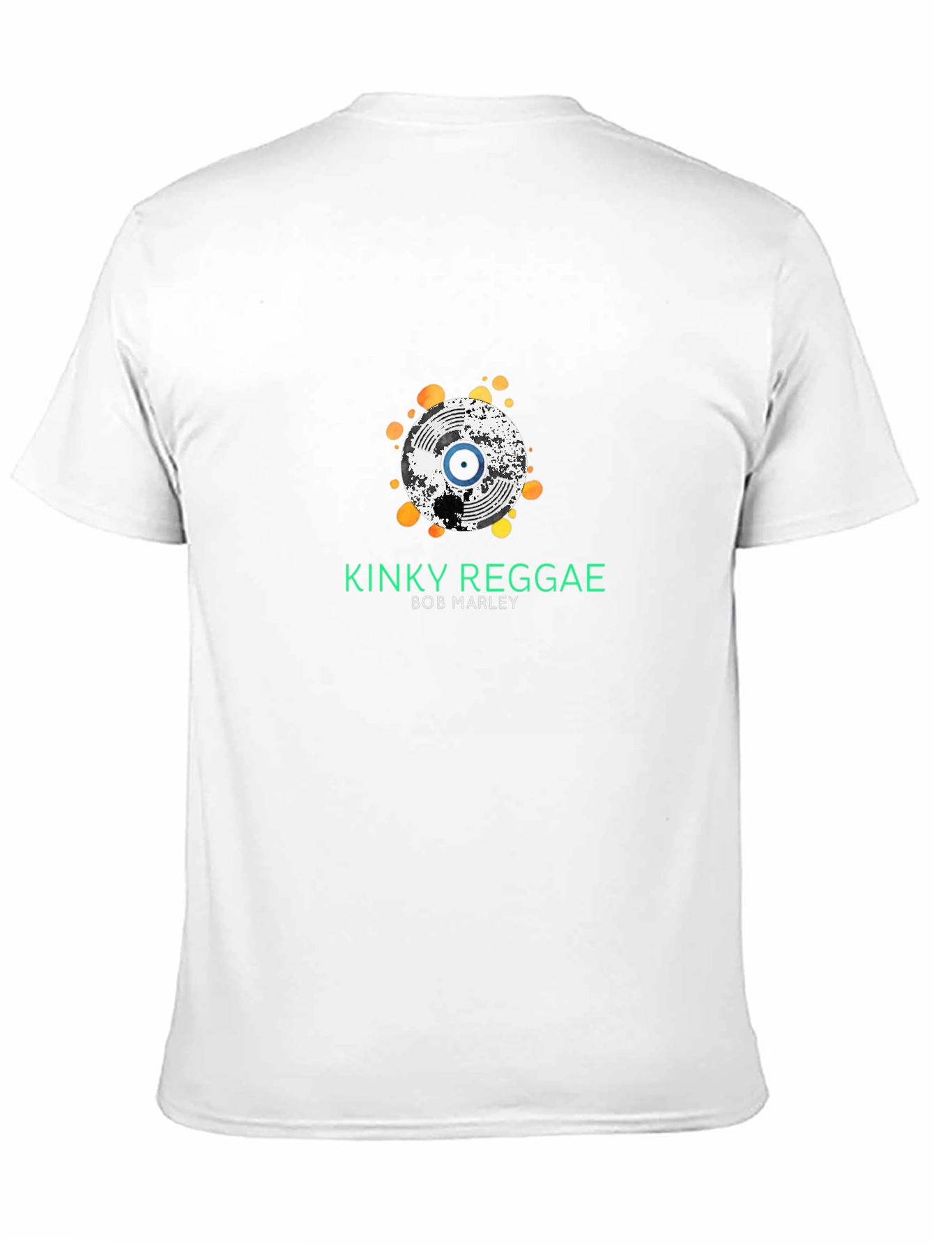 Kinky Reggae Bob Marley Black T-Shirt