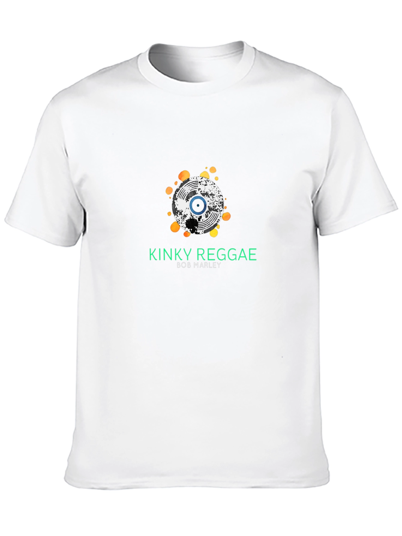 Kinky Reggae Bob Marley Black T-Shirt