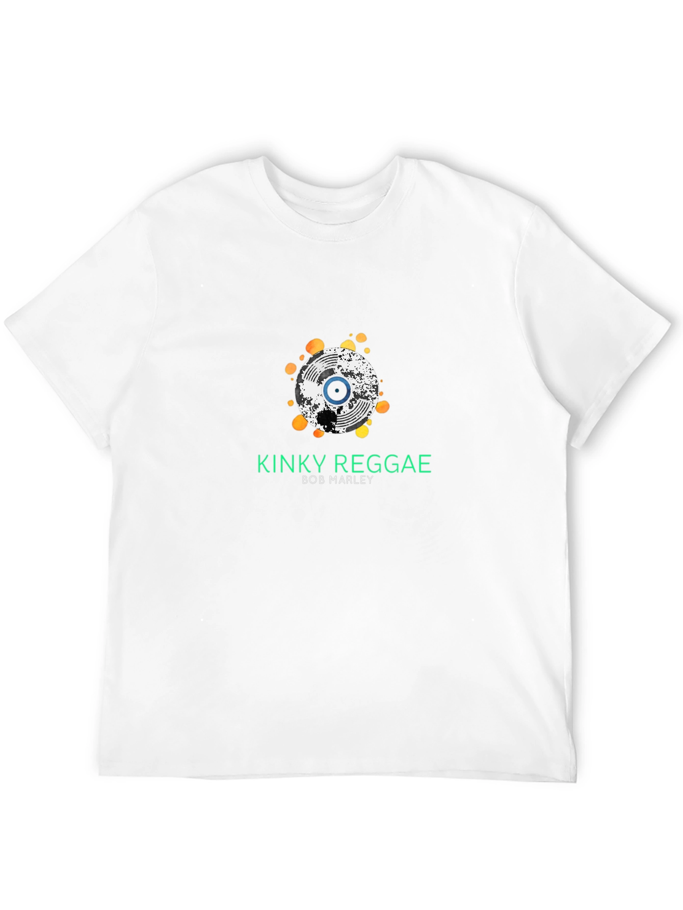 Kinky Reggae Bob Marley Black T-Shirt