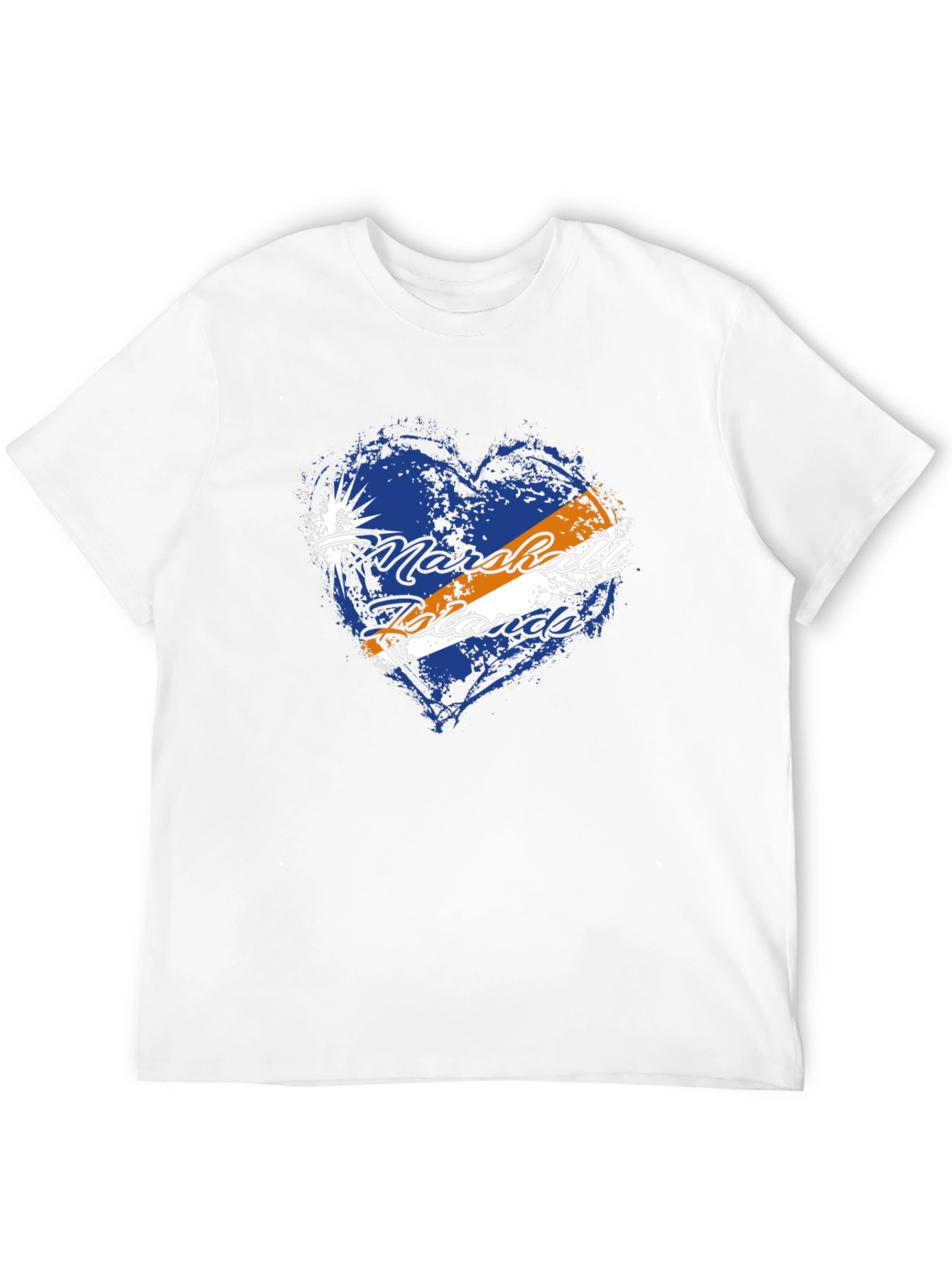 Marshall Islands Flag Heart T-Shirt