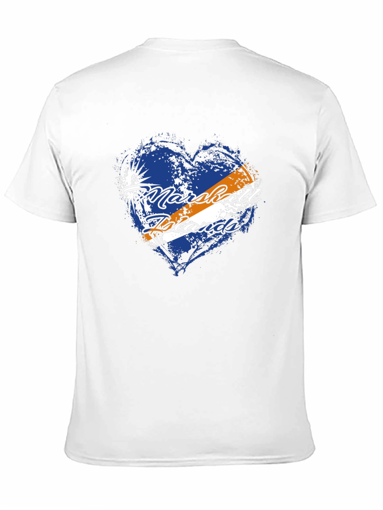 Marshall Islands Flag Heart T-Shirt