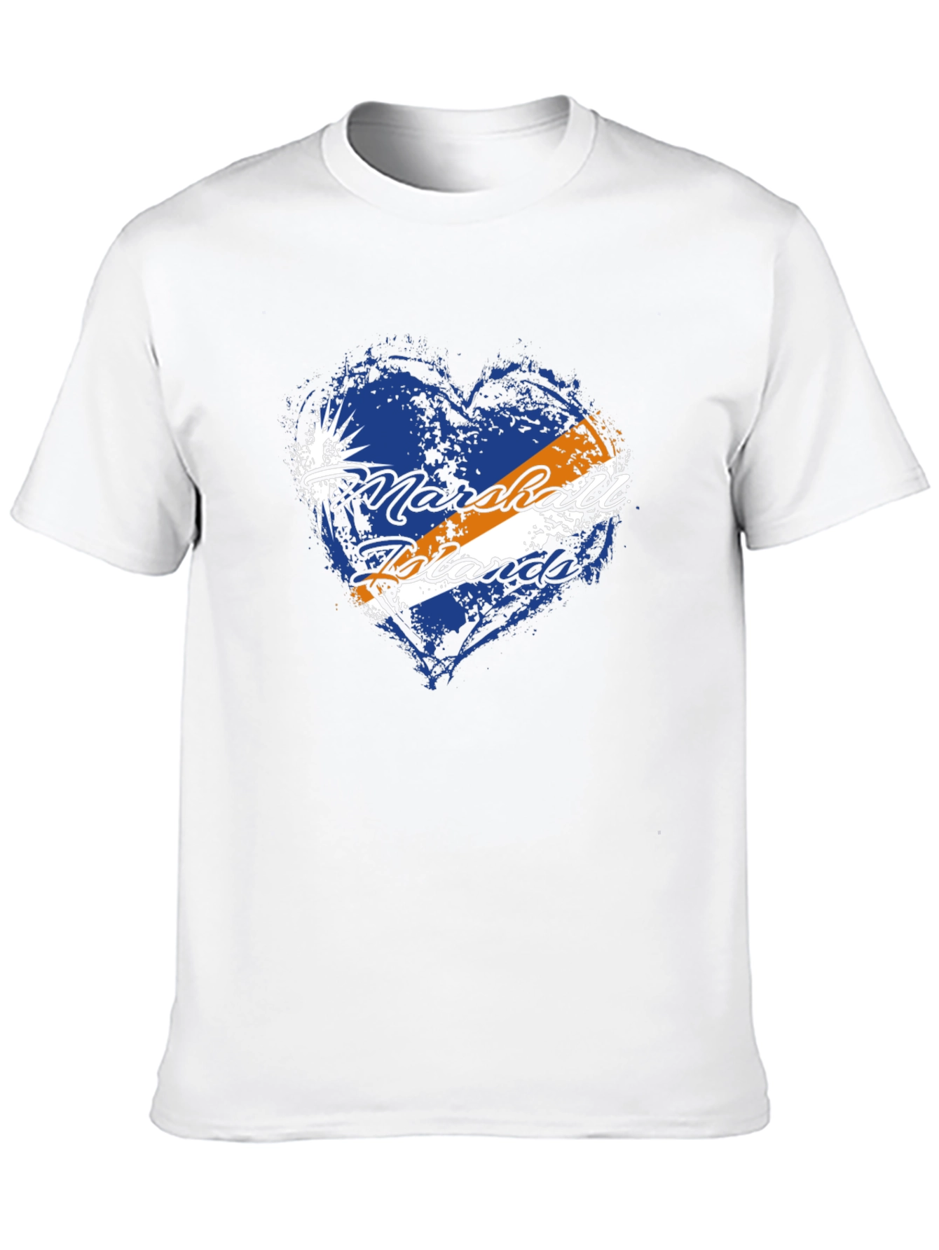 Marshall Islands Flag Heart T-Shirt