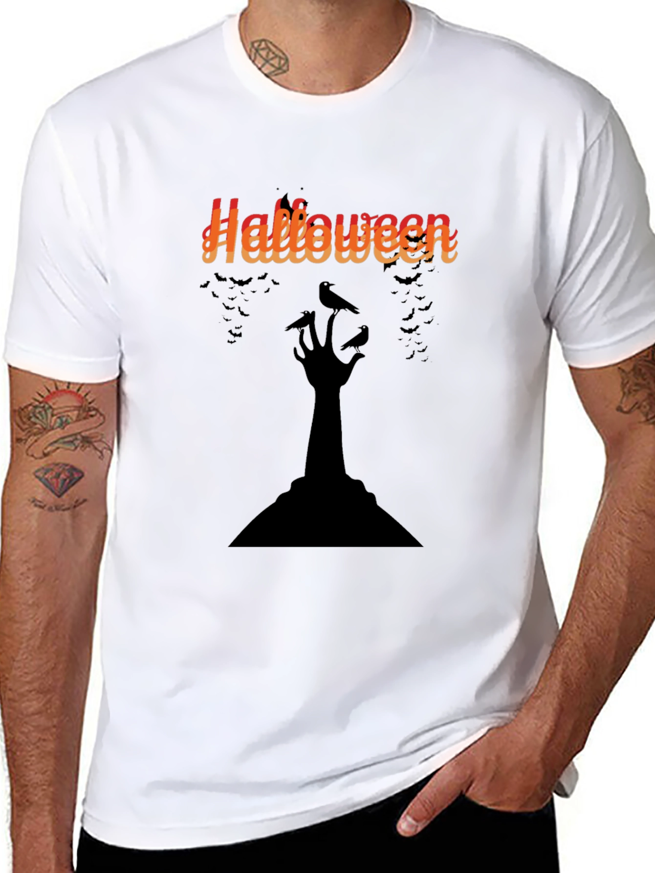 Halloween Zombie Hand T-Shirt