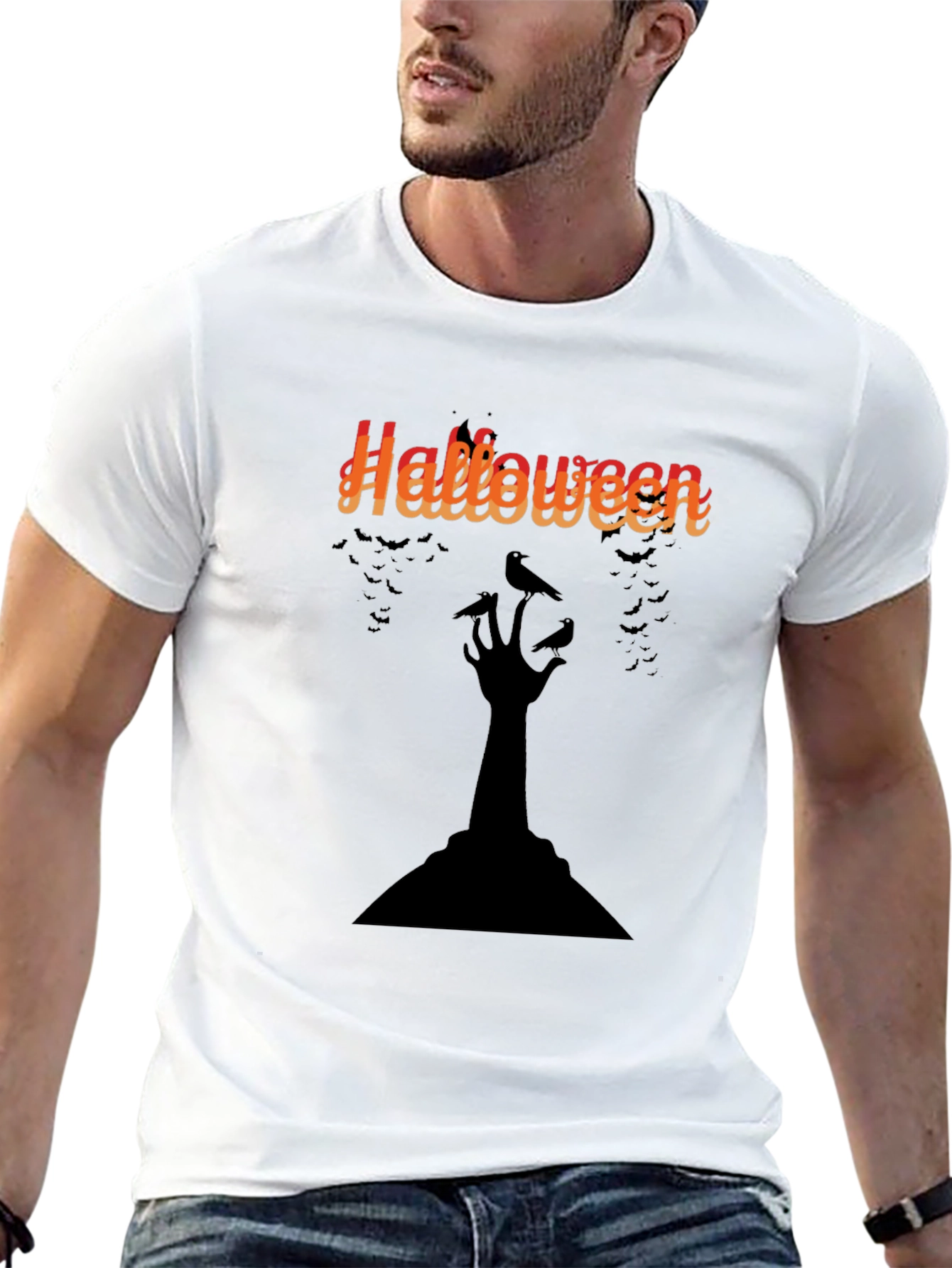 Halloween Zombie Hand T-Shirt