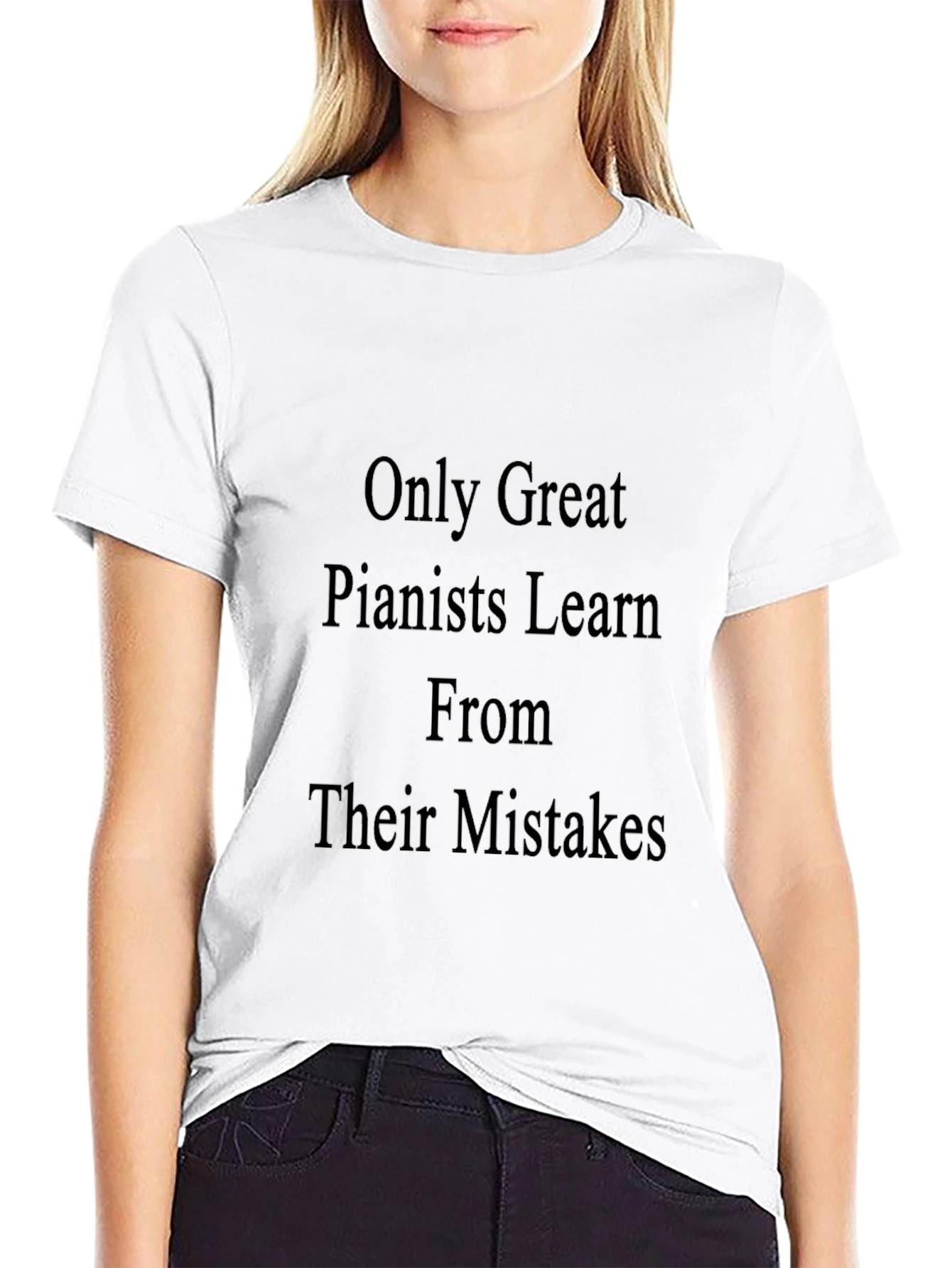 Great Pianists T-Shirt: Learn From Mistakes