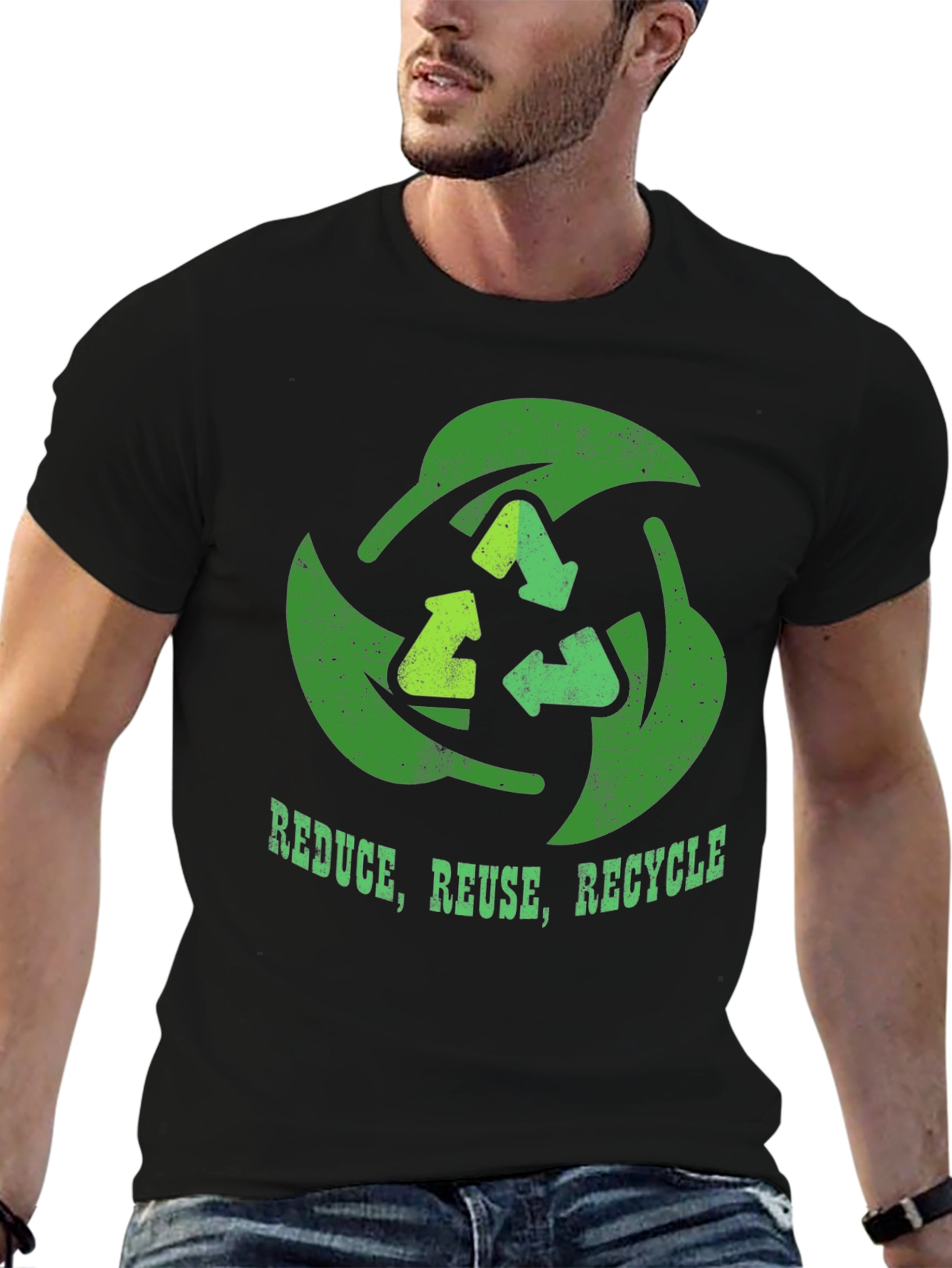 Reduce Reuse Recycle Graphic Tee - Eco-Friendly T-Shirt