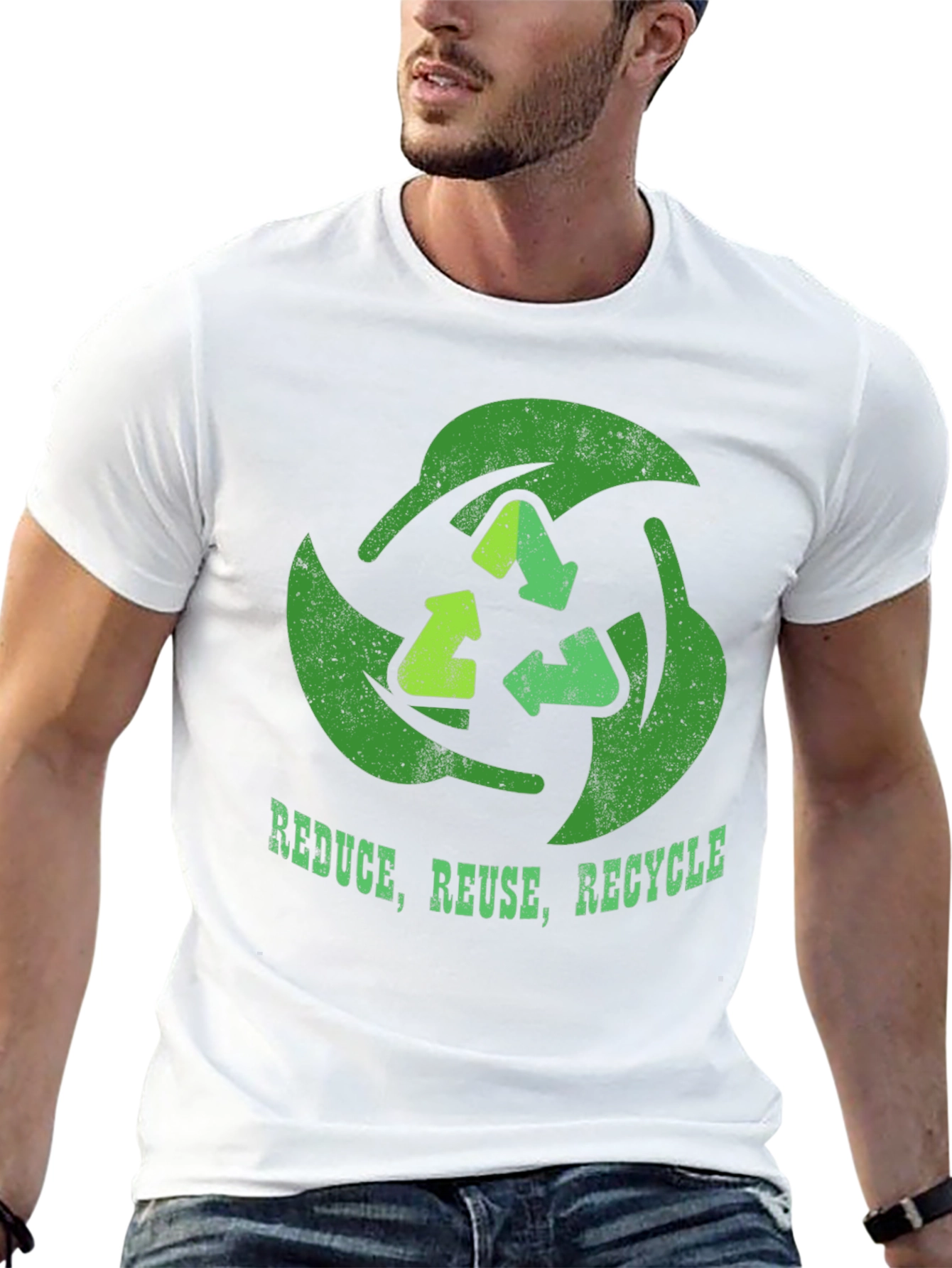 Reduce Reuse Recycle Graphic Tee - Eco-Friendly T-Shirt