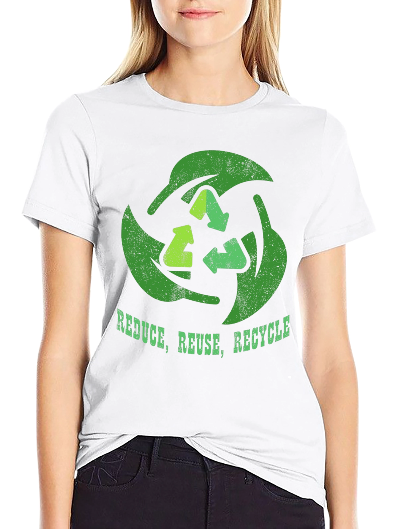 Reduce Reuse Recycle Graphic Tee - Eco-Friendly T-Shirt