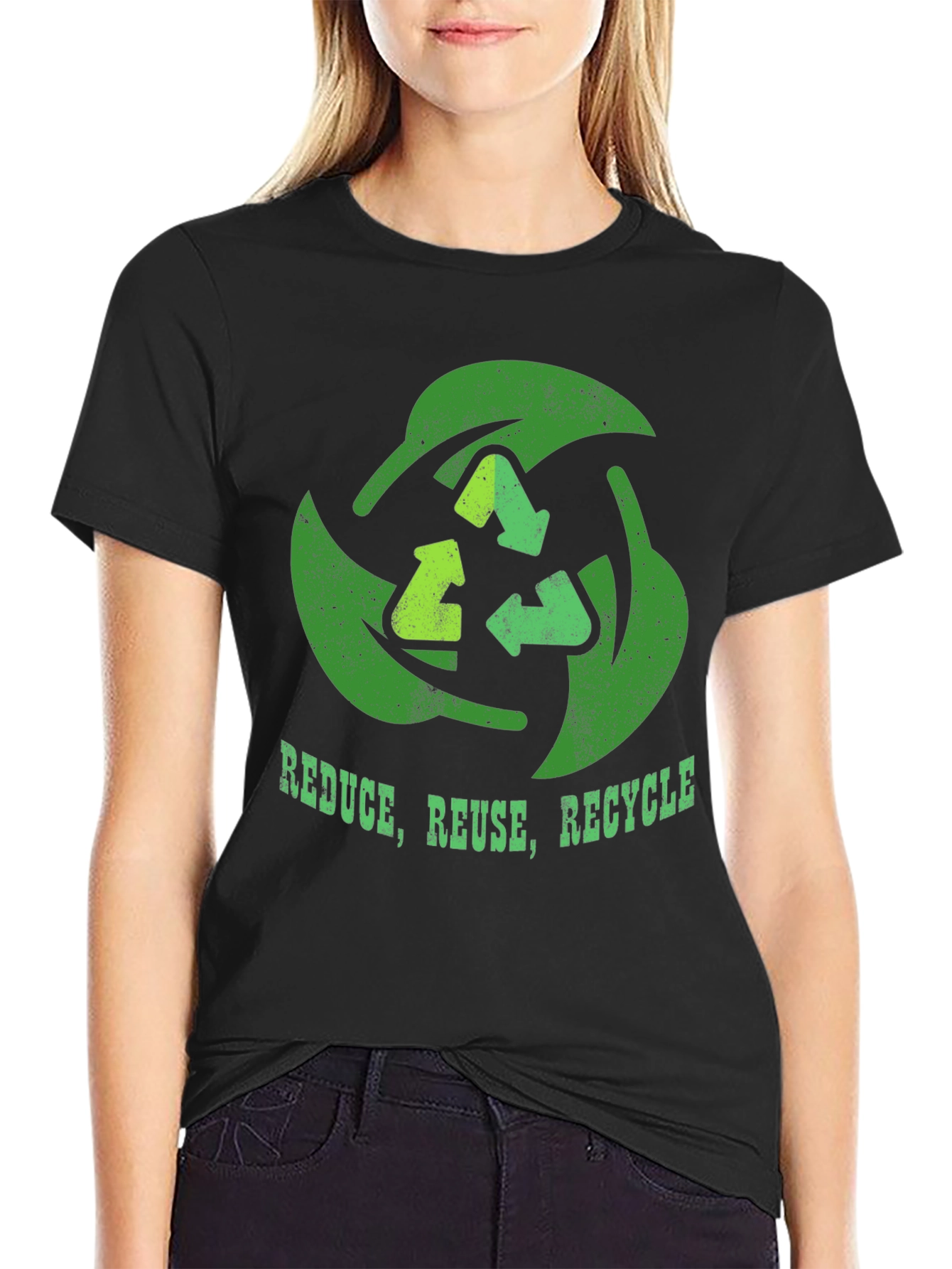 Reduce Reuse Recycle Graphic Tee - Eco-Friendly T-Shirt