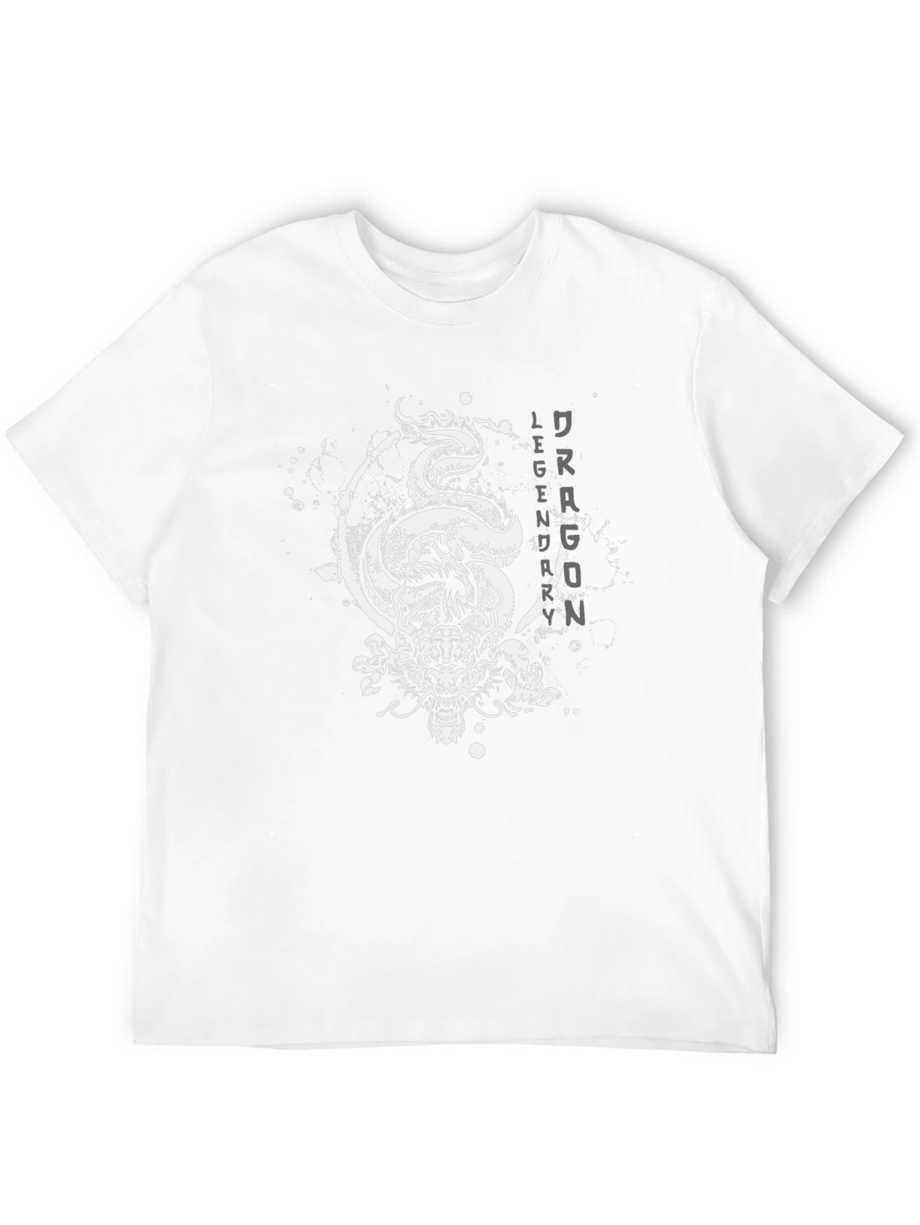 Dragon Legend Graphic Black T-Shirt
