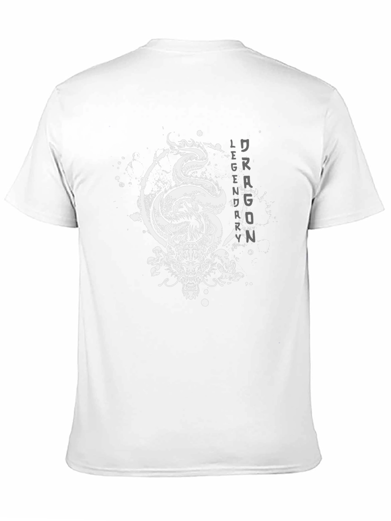 Dragon Legend Graphic Black T-Shirt