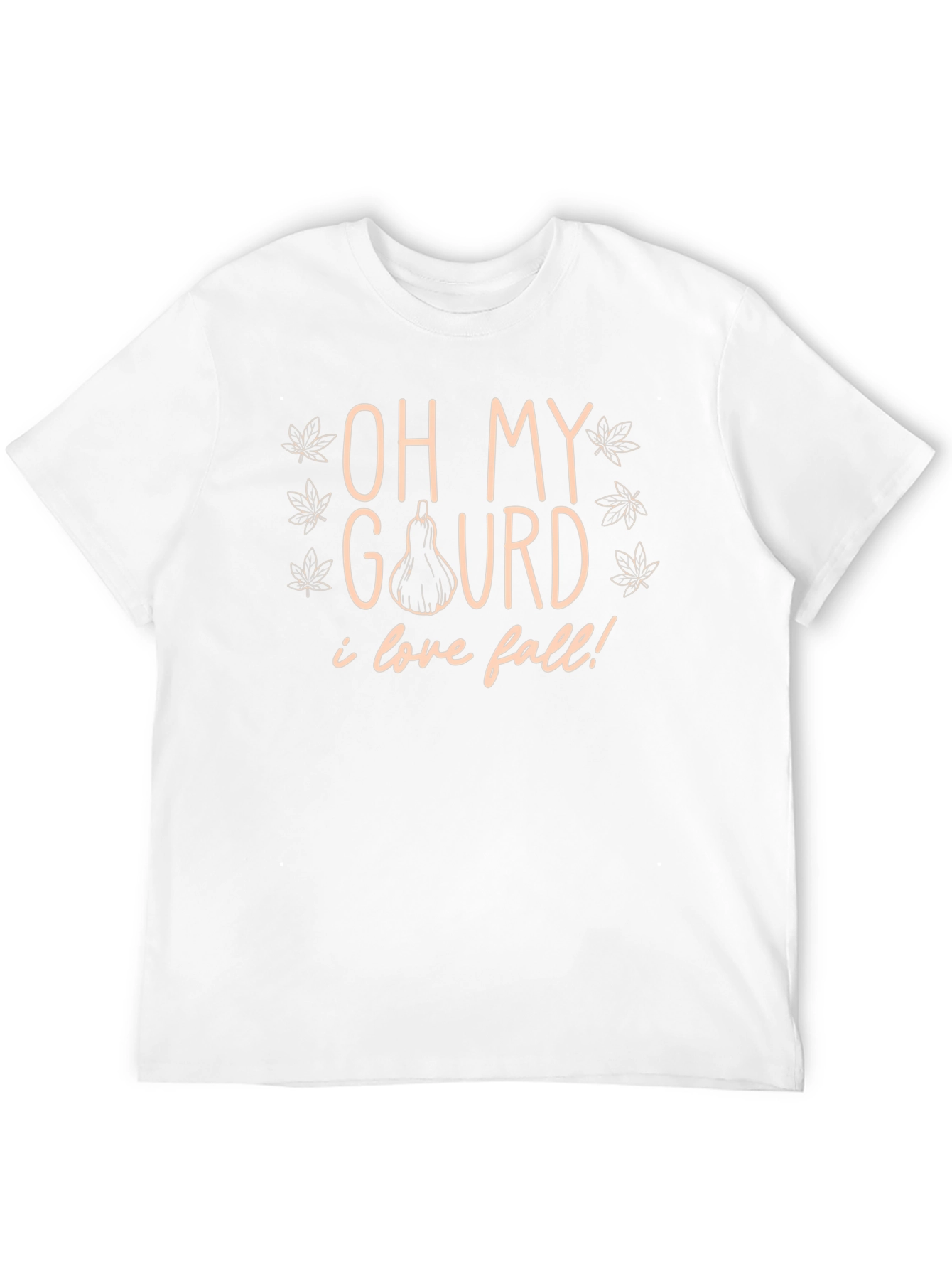 Oh My Gourd I Love Fall Black T-Shirt
