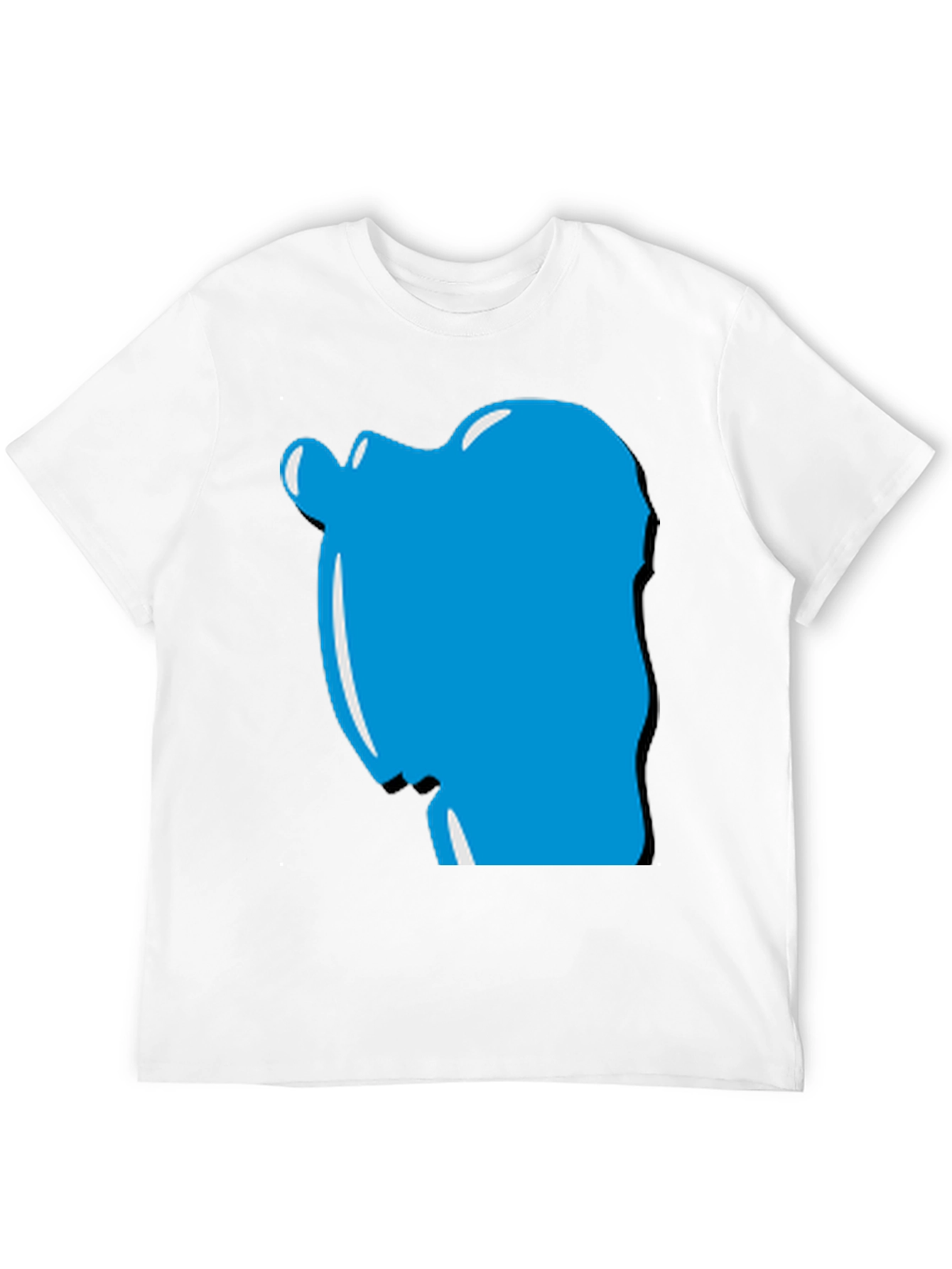 Modern Graphic Tee - Unique Blue Design