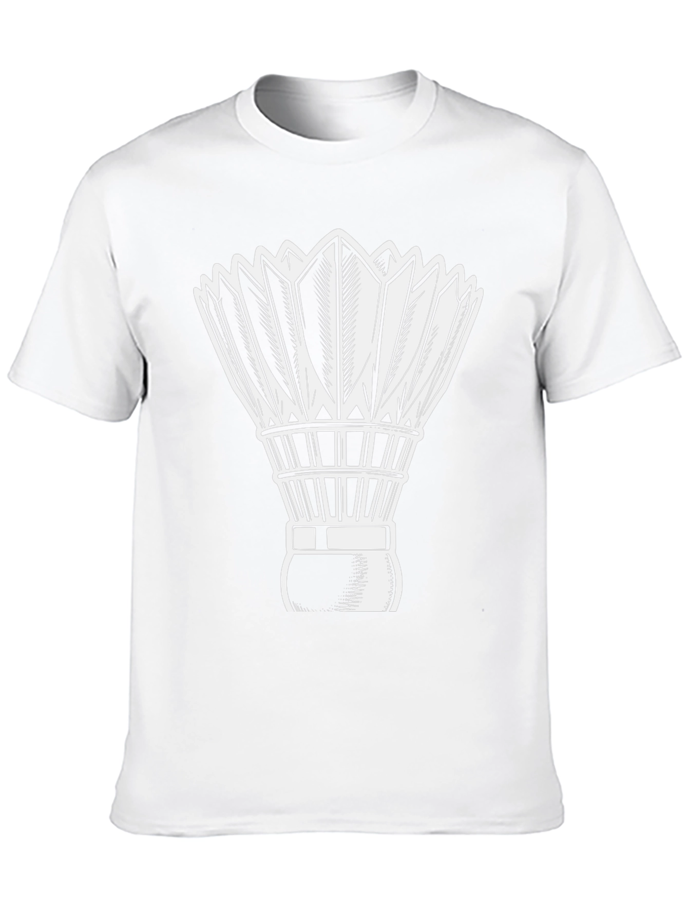 Badminton Shuttlecock Graphic Tee