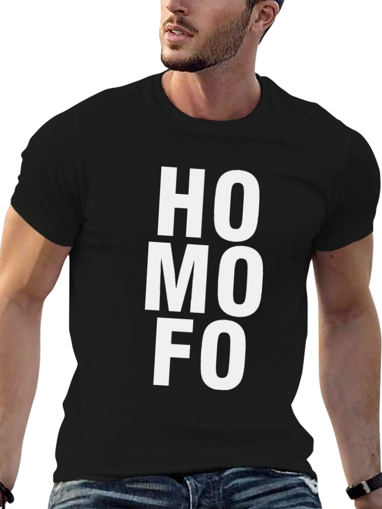 HOMOFO Graphic Tee - Bold Statement Shirt