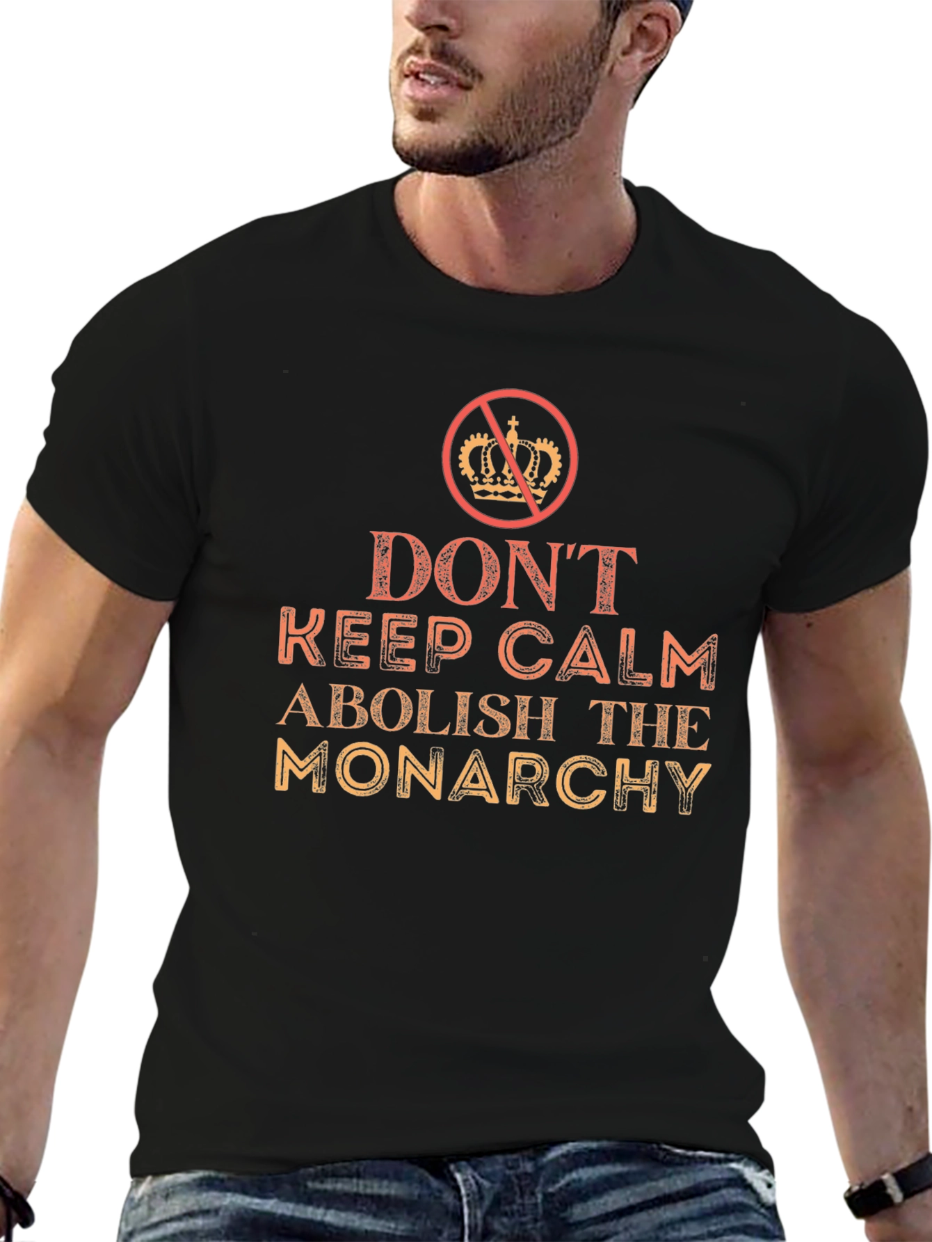 Abolish The Monarchy Graphic Tee