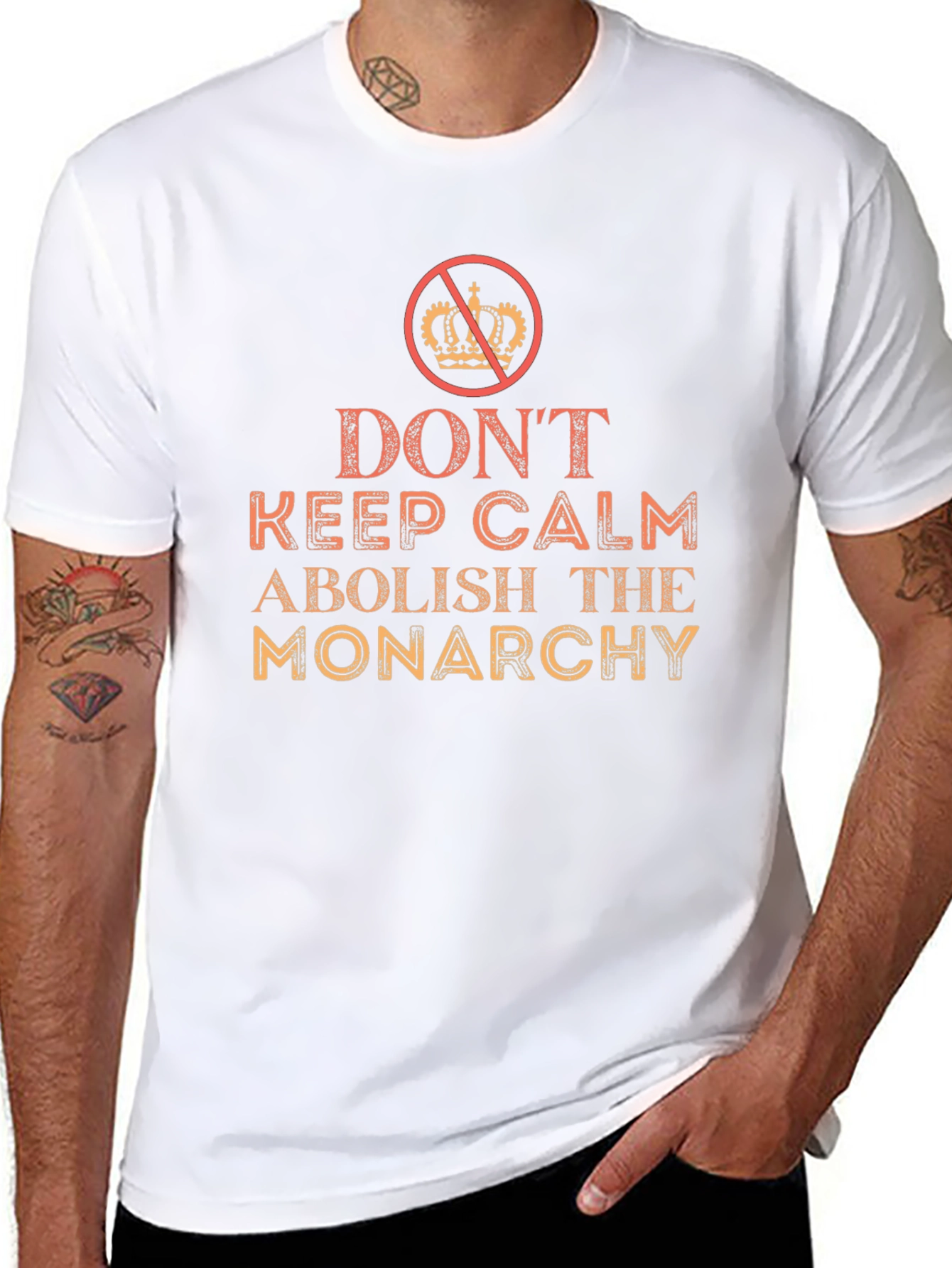 Abolish The Monarchy Graphic Tee