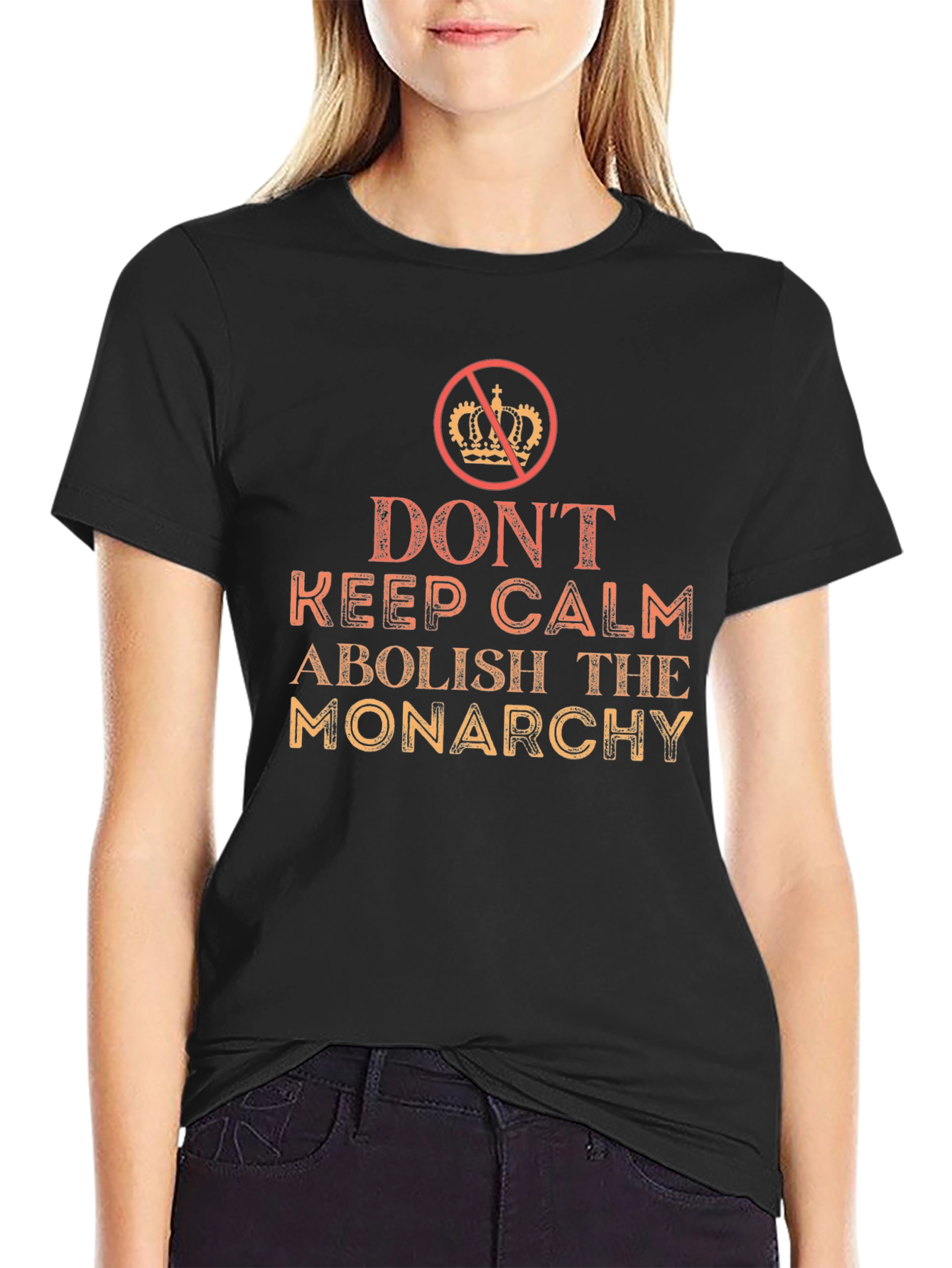 Abolish The Monarchy Graphic Tee