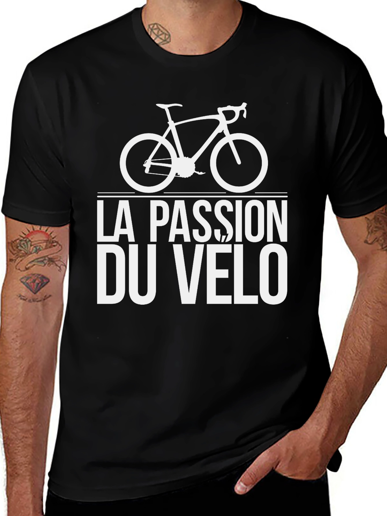 La Passion Du Velo T-Shirt - Cycling Lover Tee