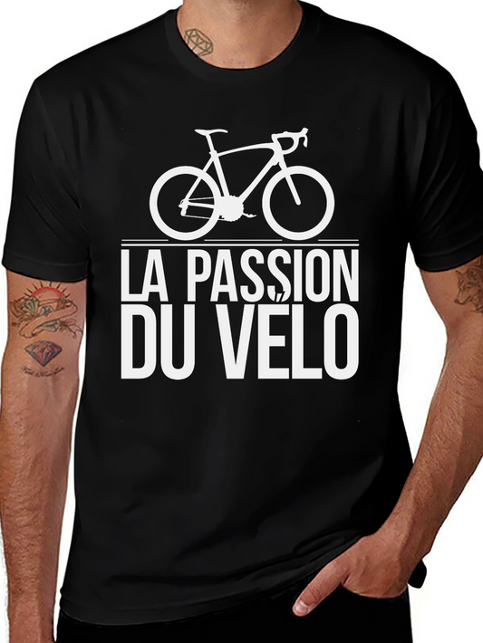 La Passion Du Velo T-Shirt - Cycling Lover Tee