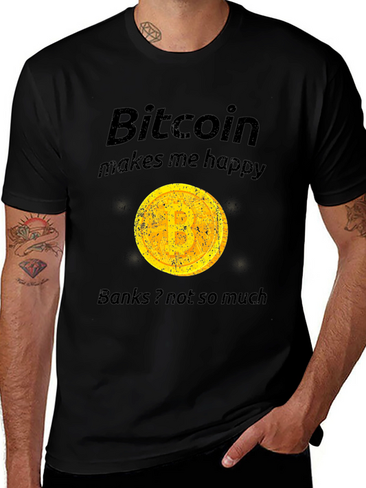 Bitcoin Makes Me Happy T-Shirt