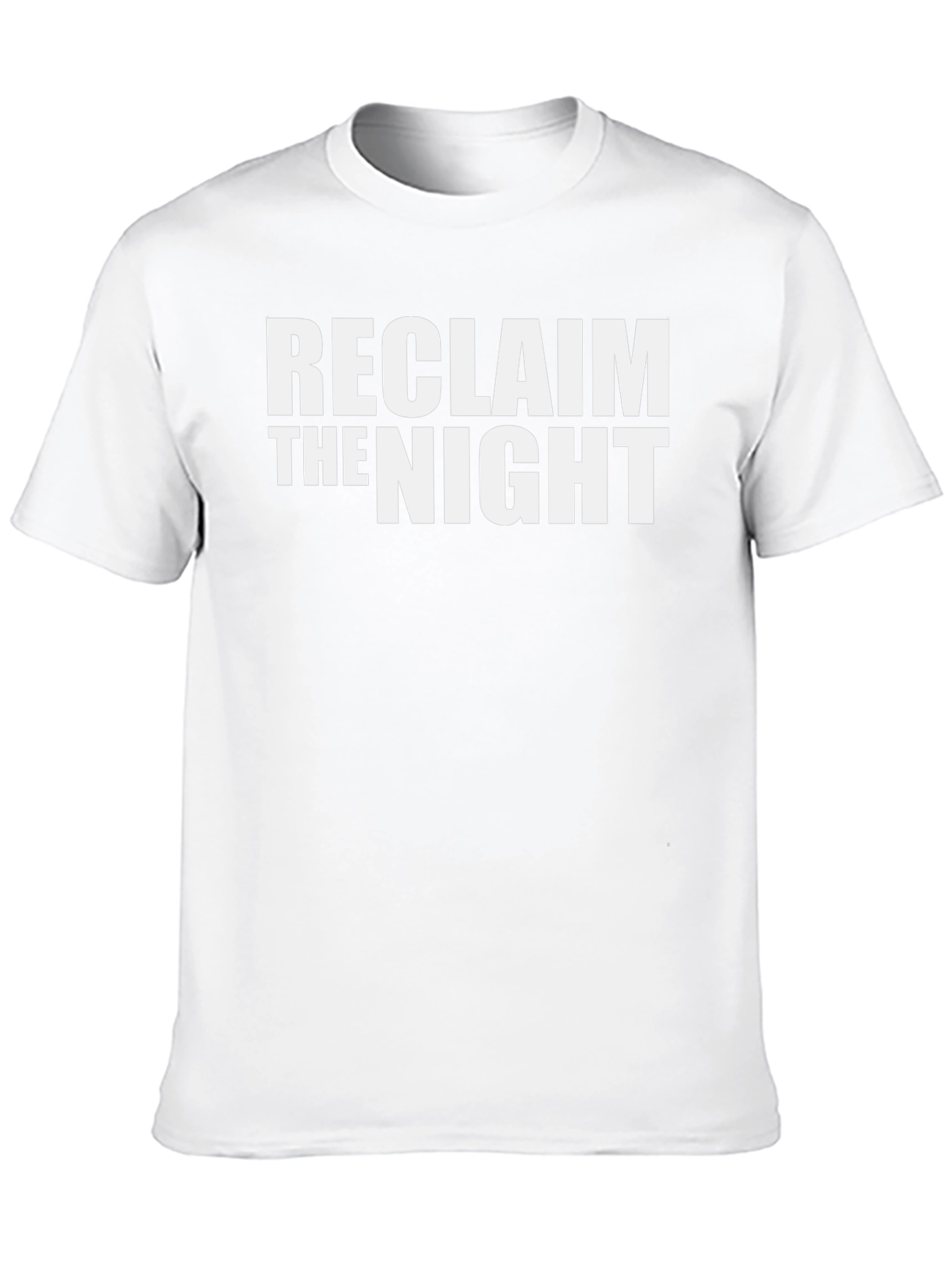 Reclaim The Night Graphic Tee - Bold Statement T-Shirt