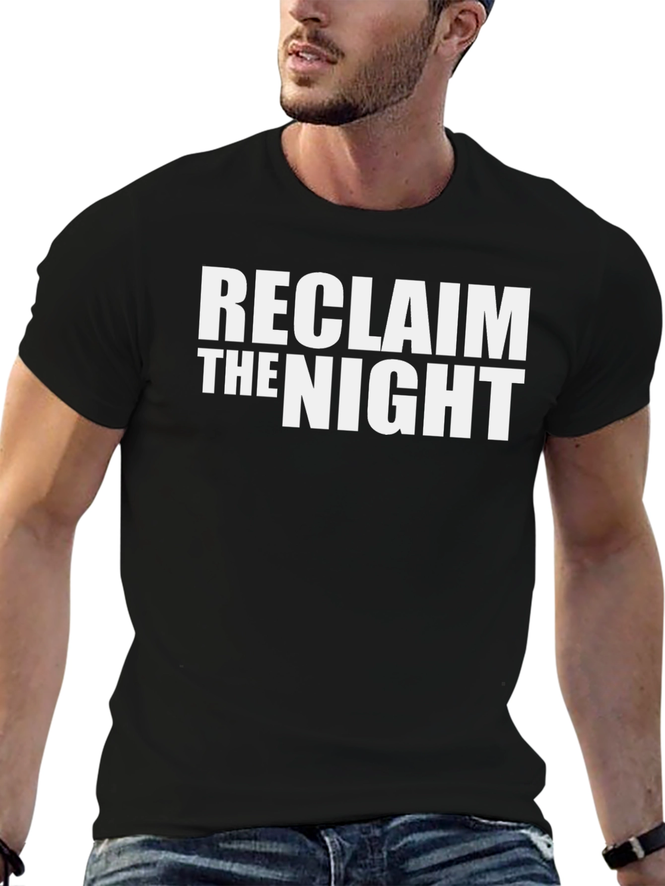 Reclaim The Night Graphic Tee - Bold Statement T-Shirt