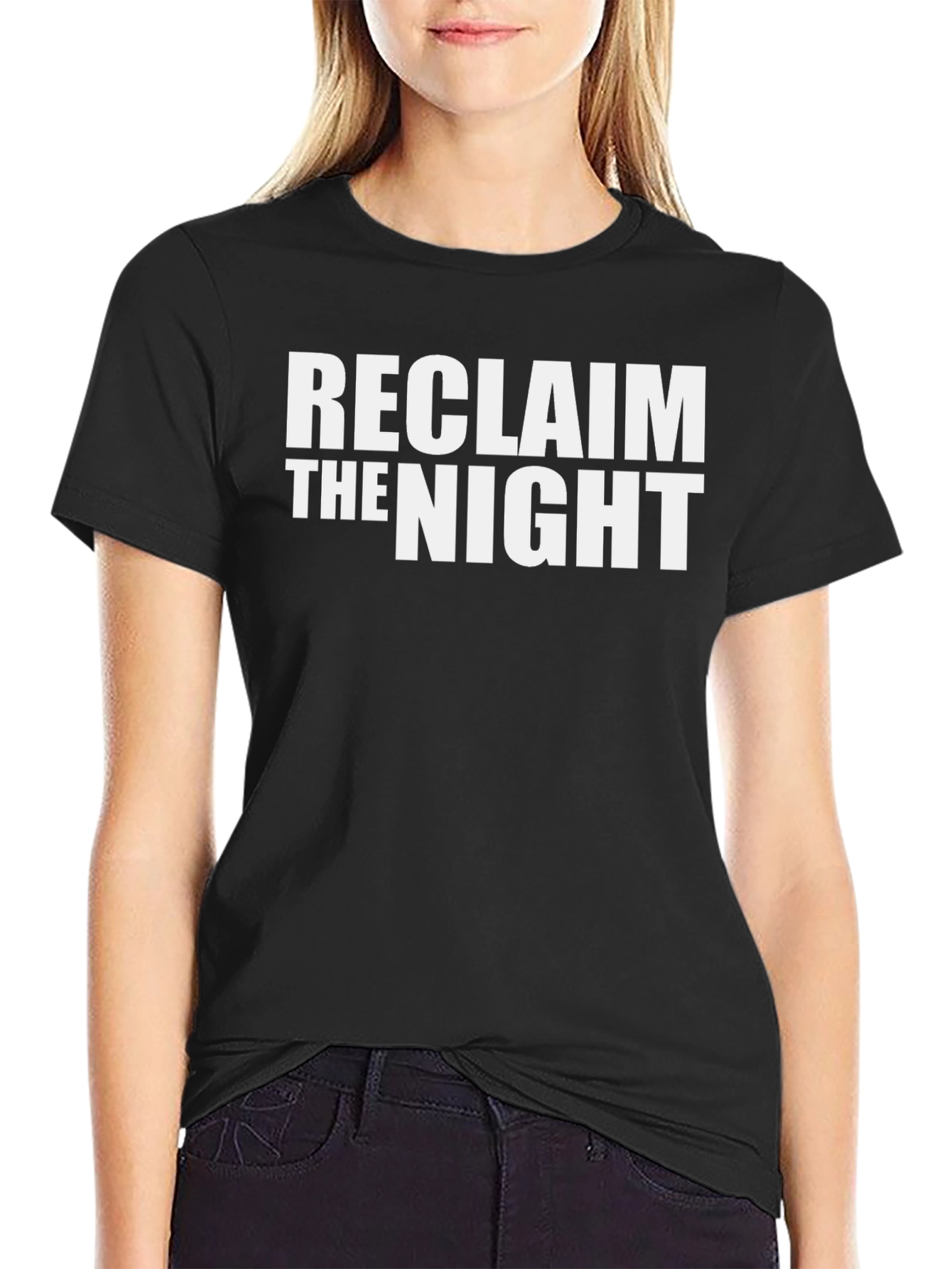 Reclaim The Night Graphic Tee - Bold Statement T-Shirt