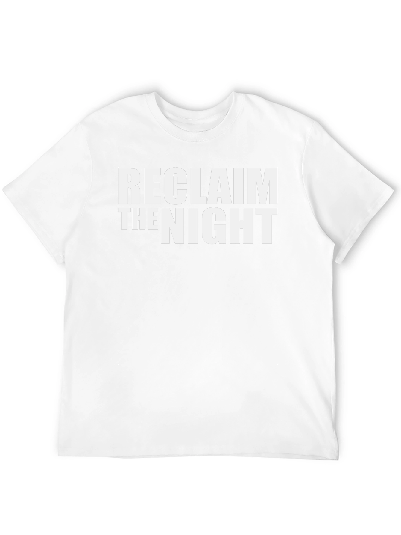 Reclaim The Night Graphic Tee - Bold Statement T-Shirt