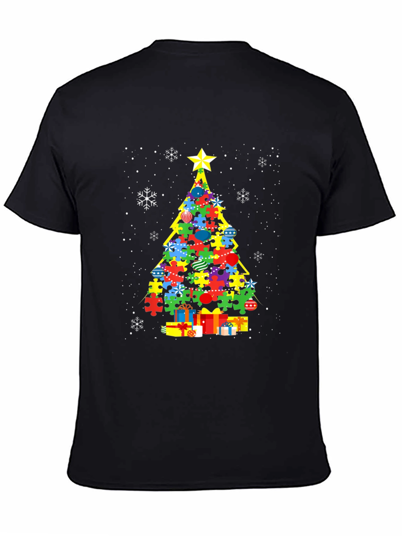 Autism Awareness Christmas Tree T-Shirt