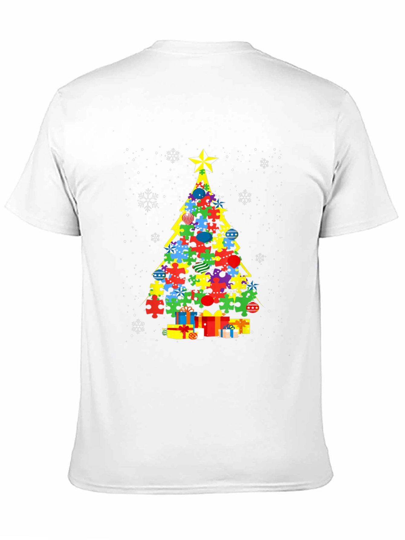 Autism Awareness Christmas Tree T-Shirt
