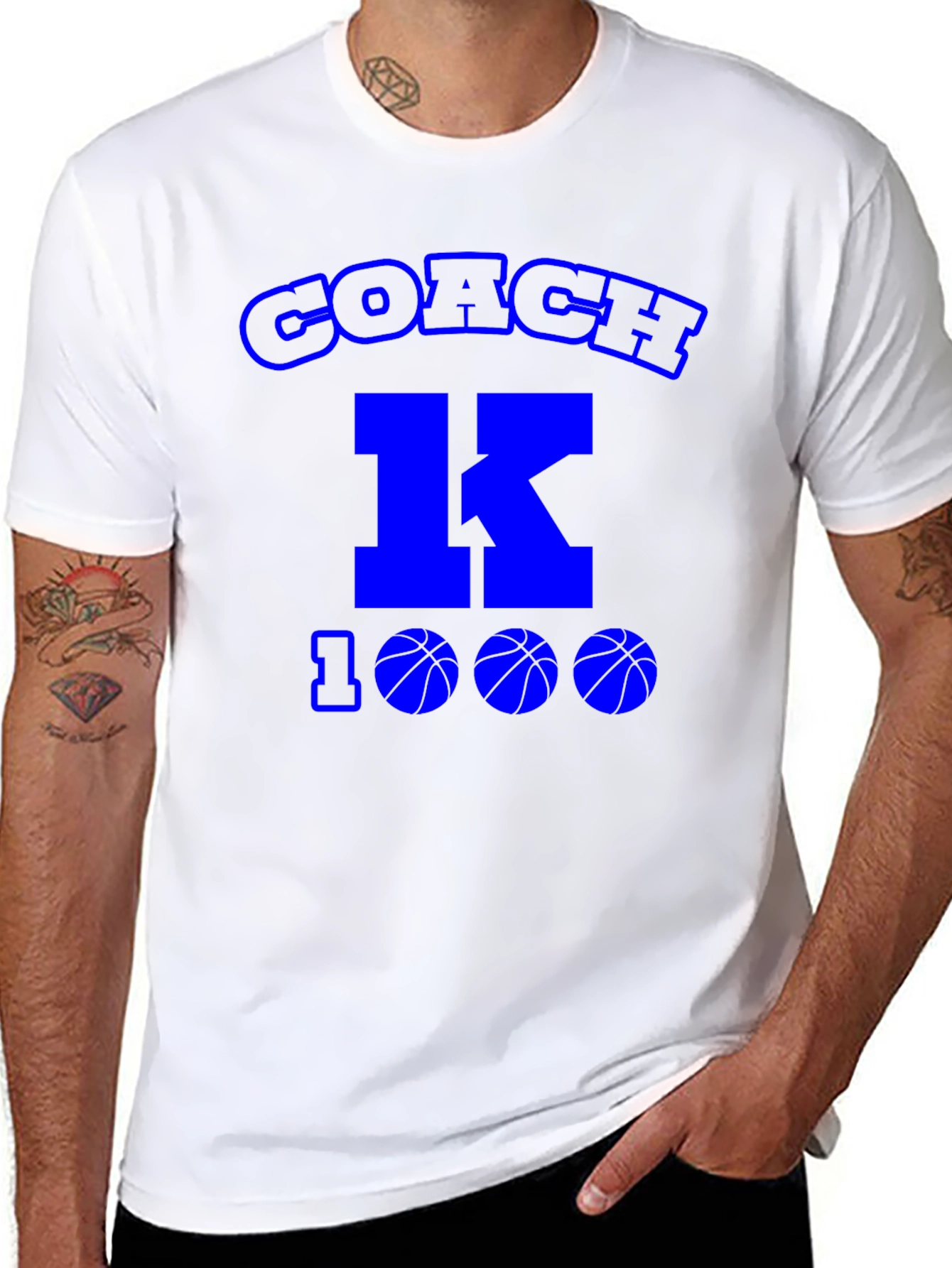 Coach K 1000 Wins Basketball T-Shirt