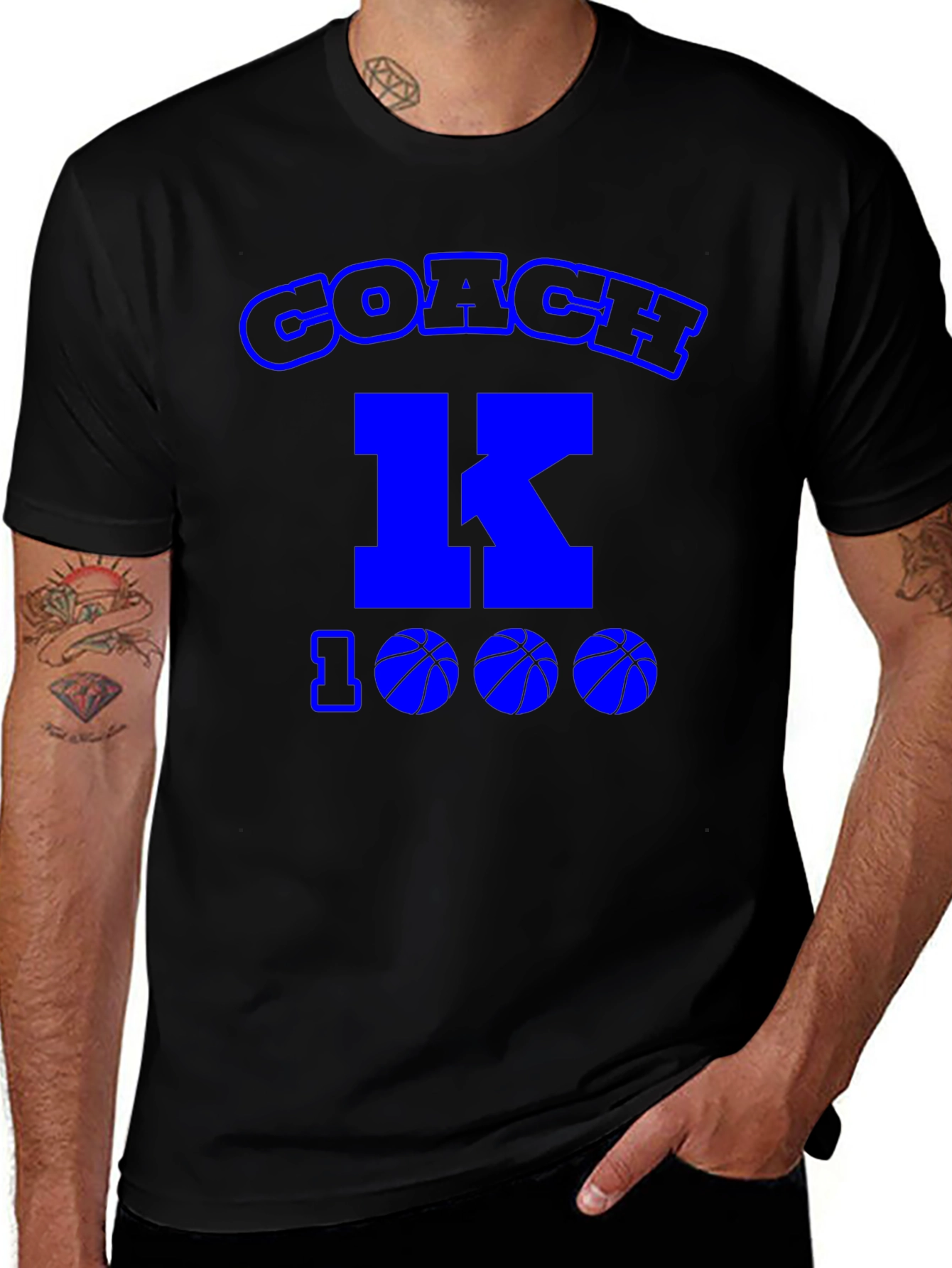 Coach K 1000 Wins Basketball T-Shirt
