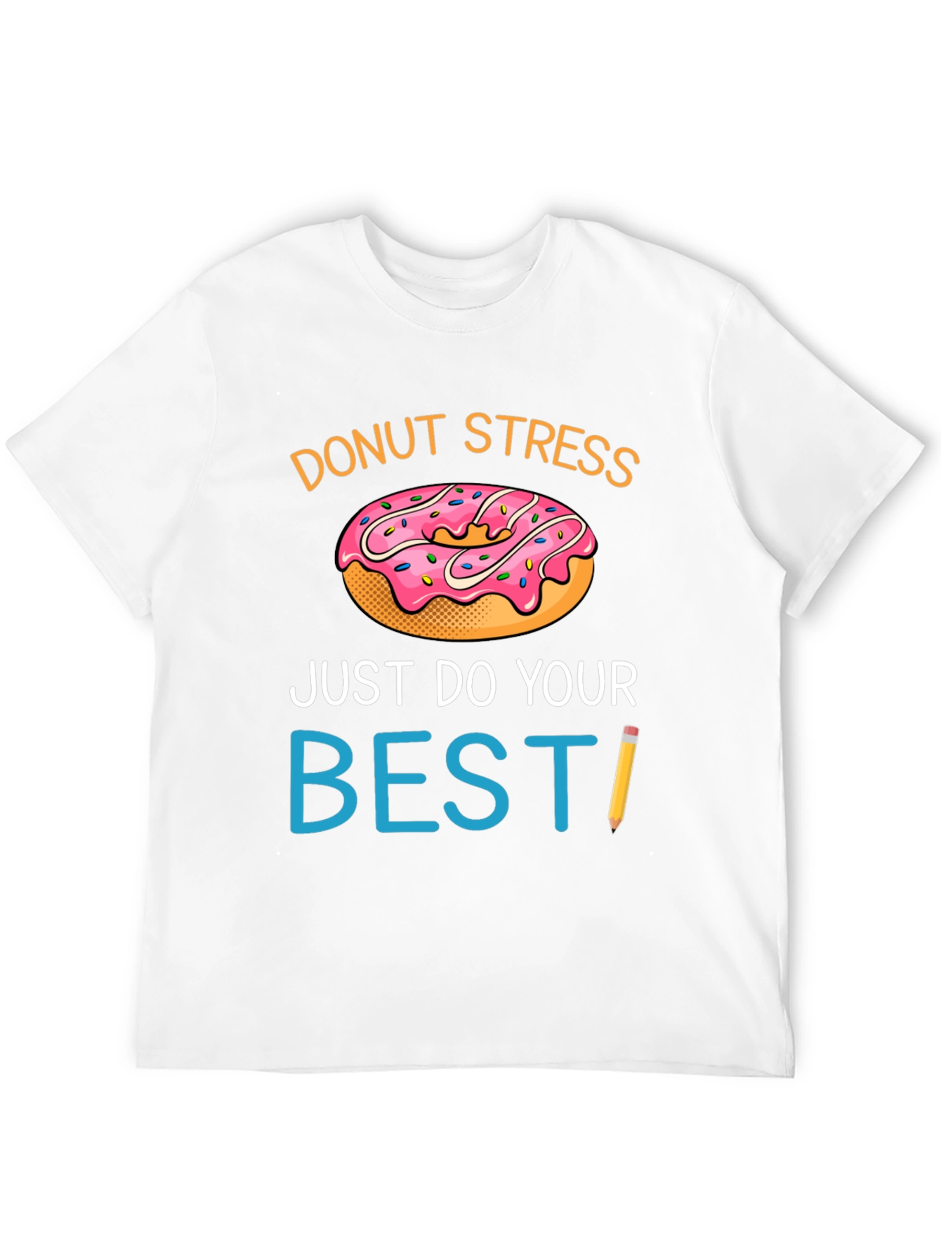 Donut Stress T-Shirt - Funny Graphic Tee