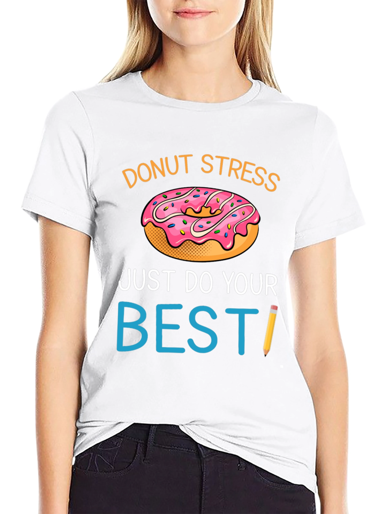 Donut Stress T-Shirt - Funny Graphic Tee