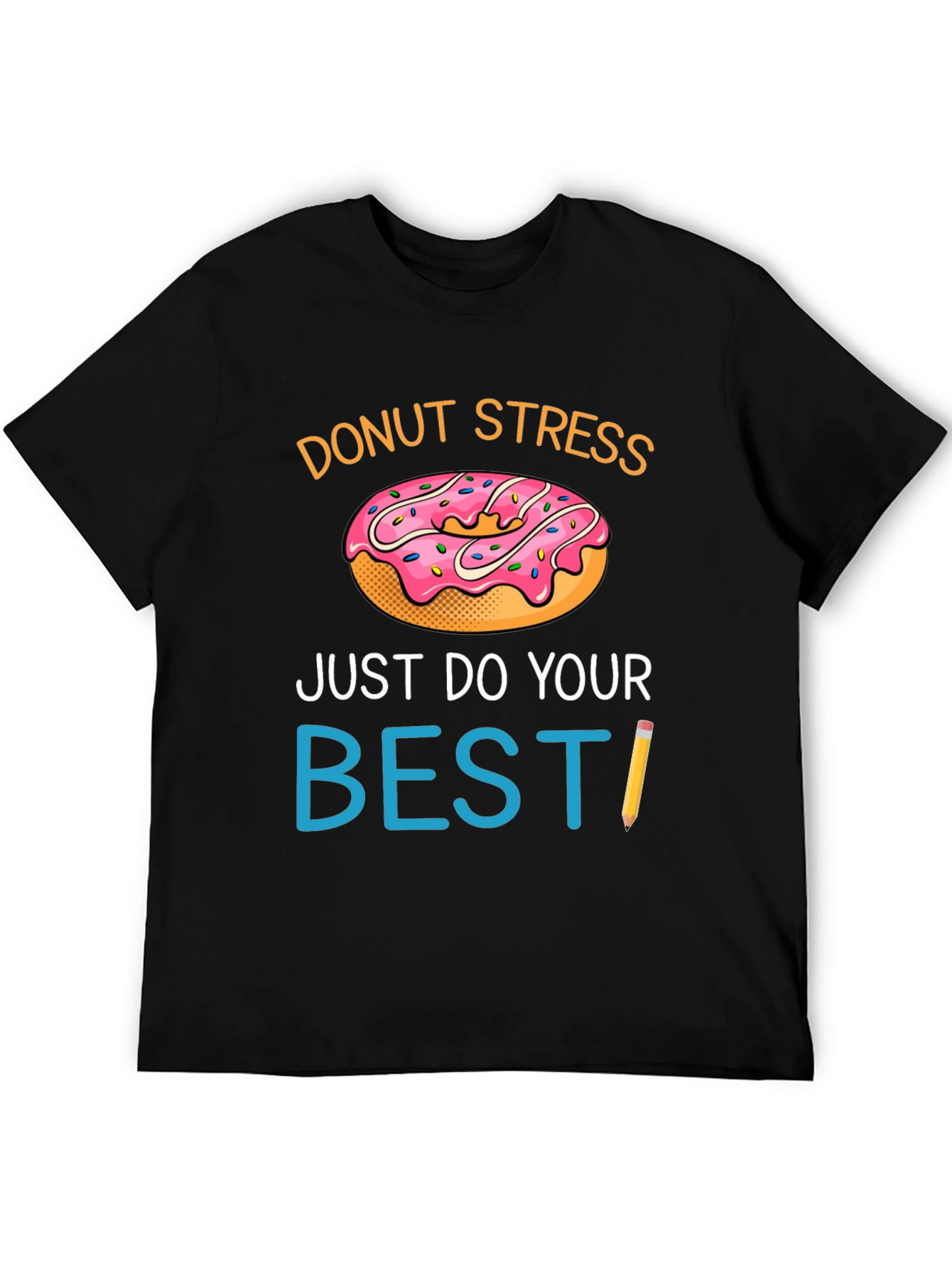 Donut Stress T-Shirt - Funny Graphic Tee