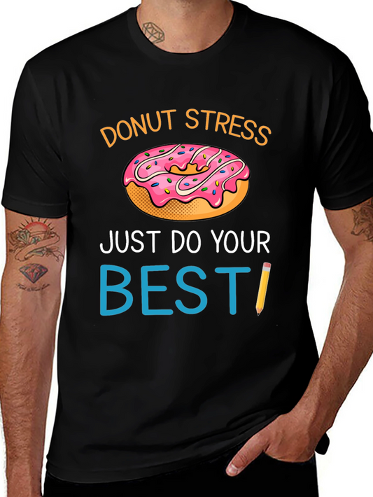 Donut Stress T-Shirt - Funny Graphic Tee