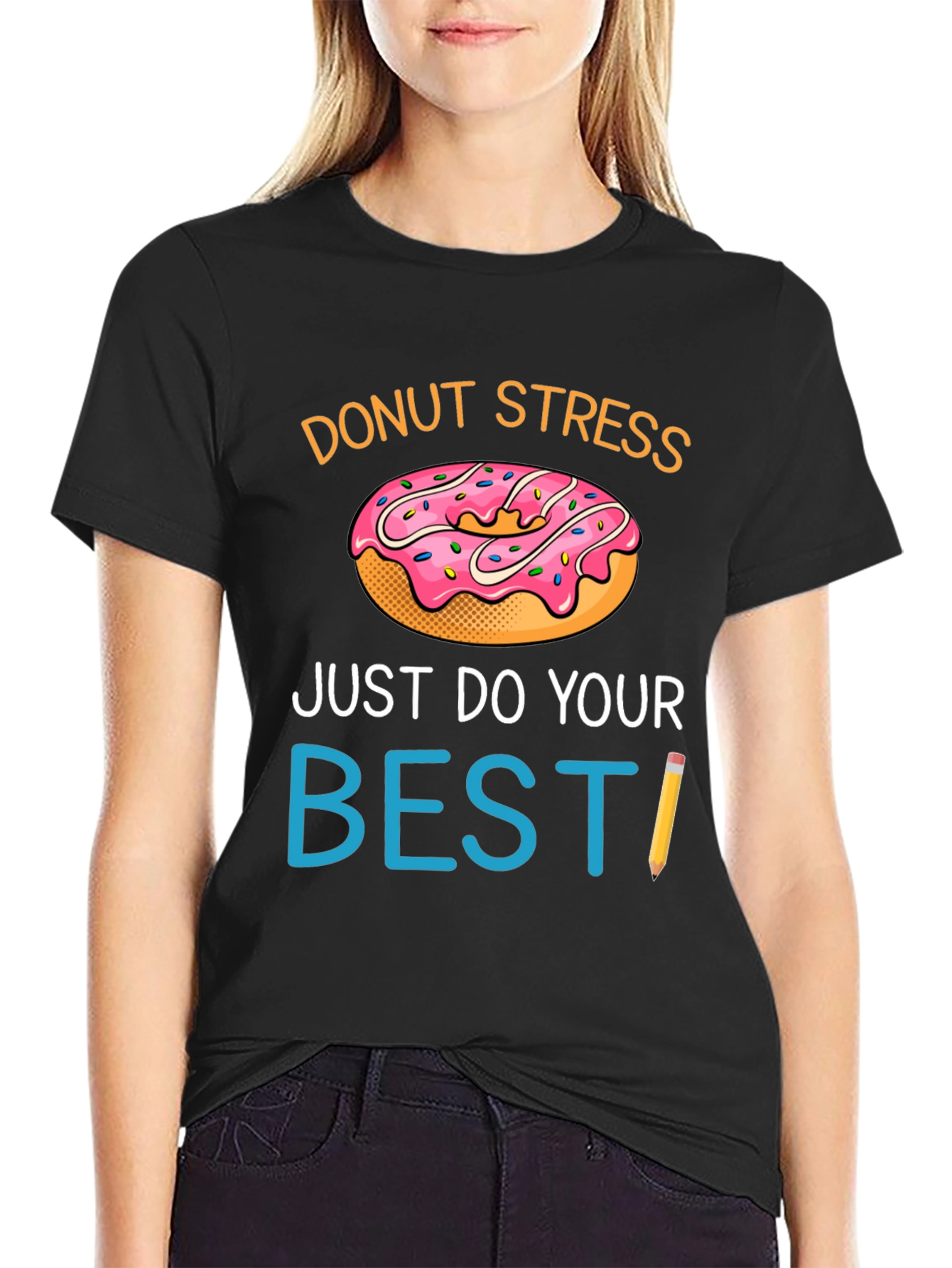 Donut Stress T-Shirt - Funny Graphic Tee
